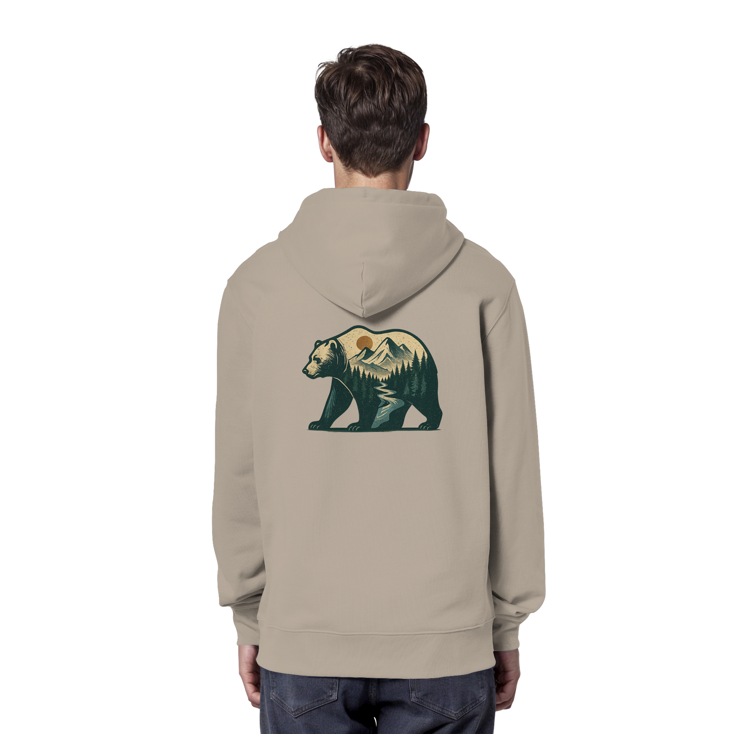 Bear – Spirit of Power - Organic Hoodie