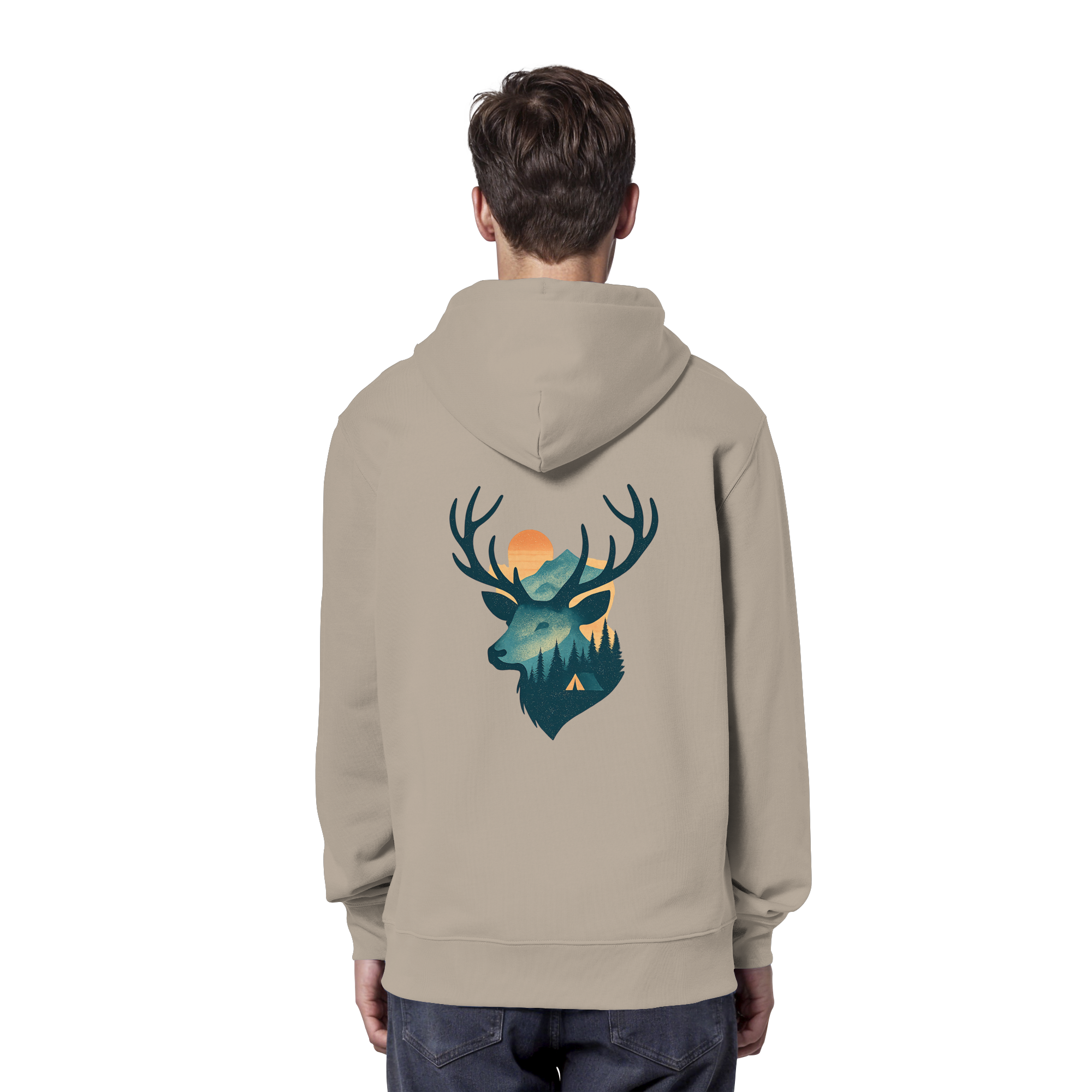 Hirsch – Spirit of Strength - Organic Hoodie