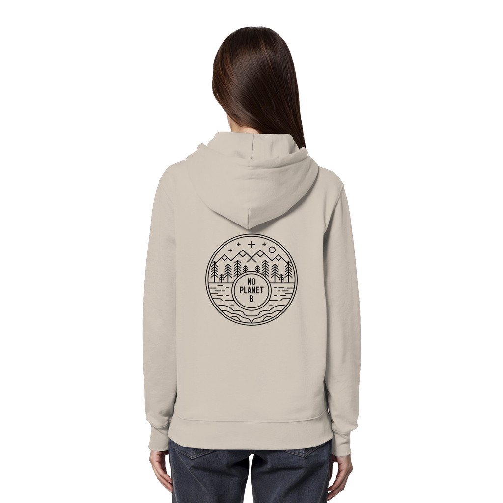 No Planet B – Nature Awareness - Organic Hoodie