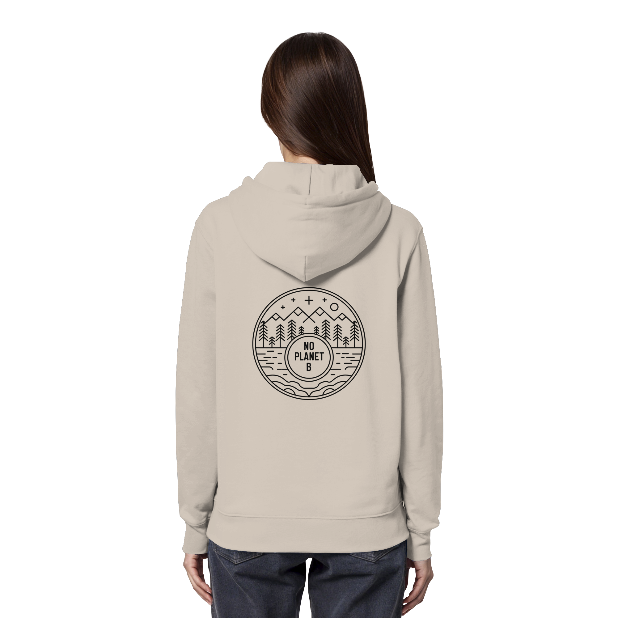 No Planet B – Nature Awareness - Organic Hoodie