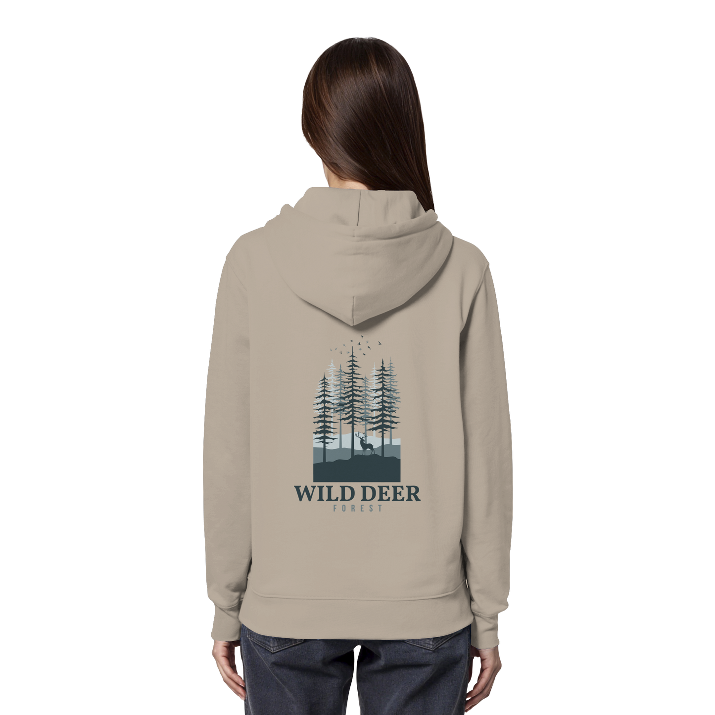 WILD DEER – Forest Edition - Organic Hoodie