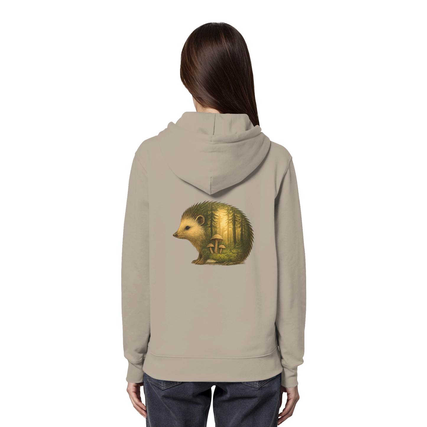 Hedgehog – Spirit of Protection - Organic Hoodie