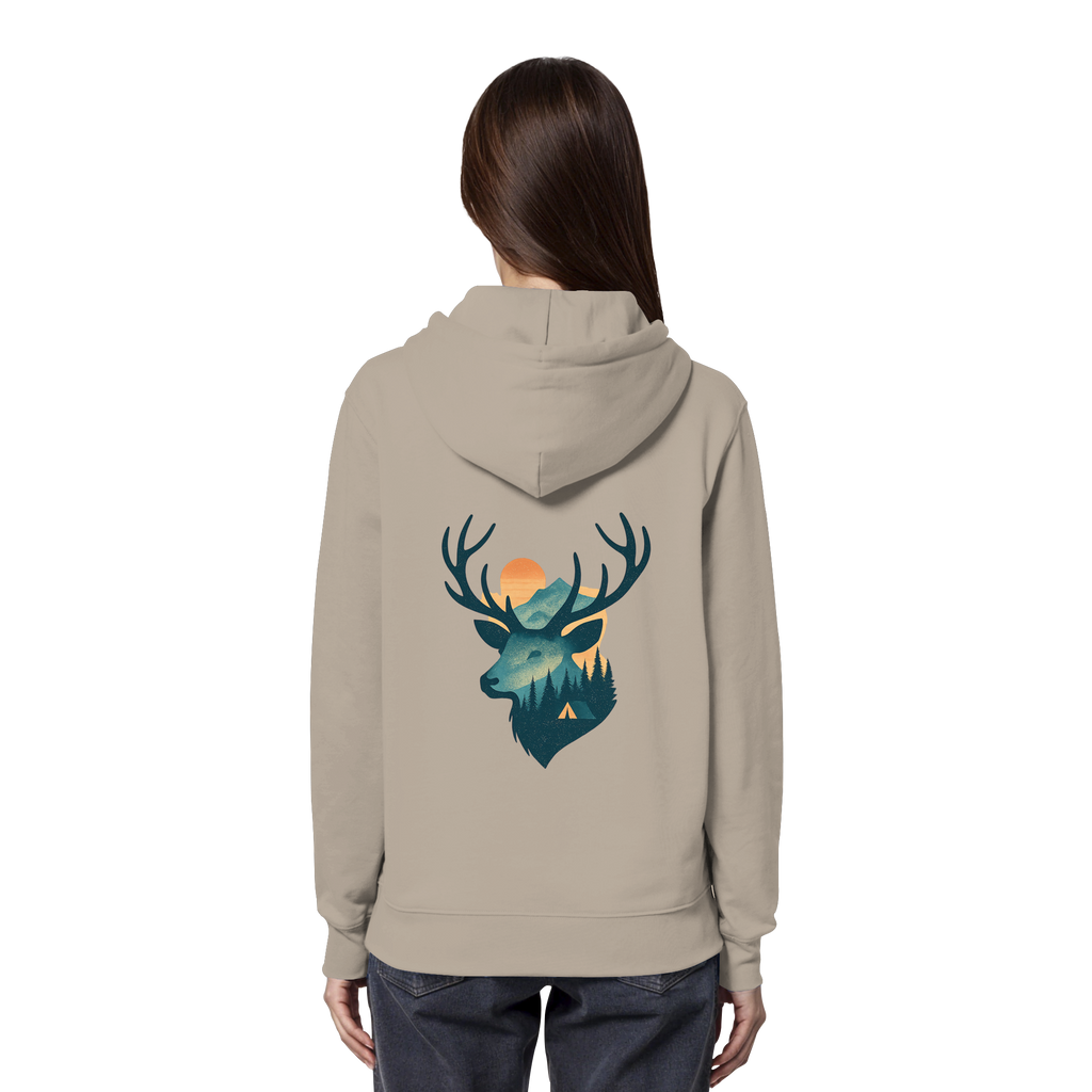 Hirsch – Spirit of Strength - Organic Hoodie