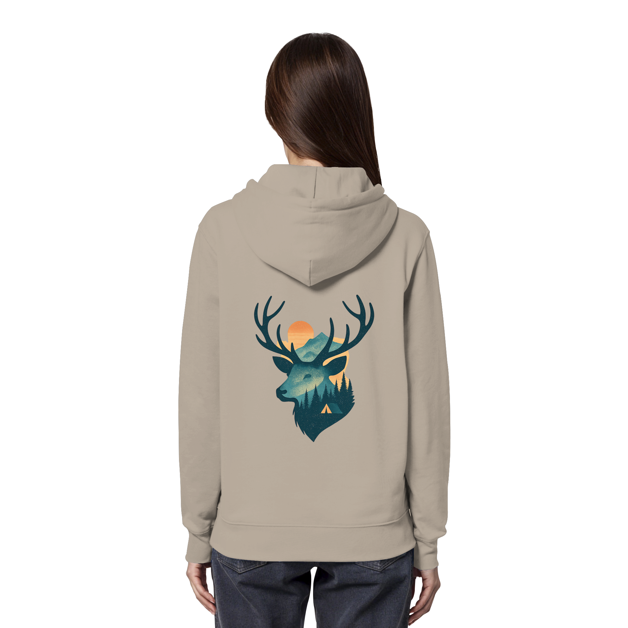 Hirsch – Spirit of Strength - Organic Hoodie