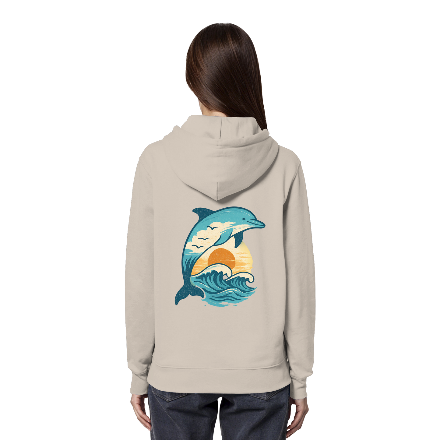 Delfin – Spirit of Joy - Organic Hoodie