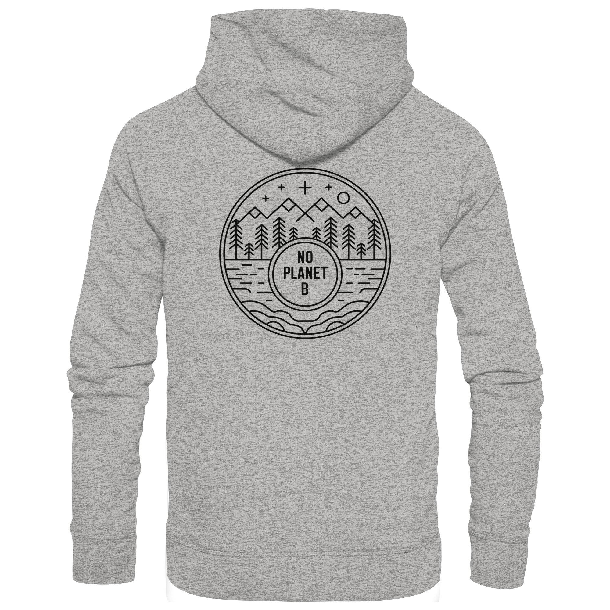 No Planet B – Nature Awareness - Organic Hoodie