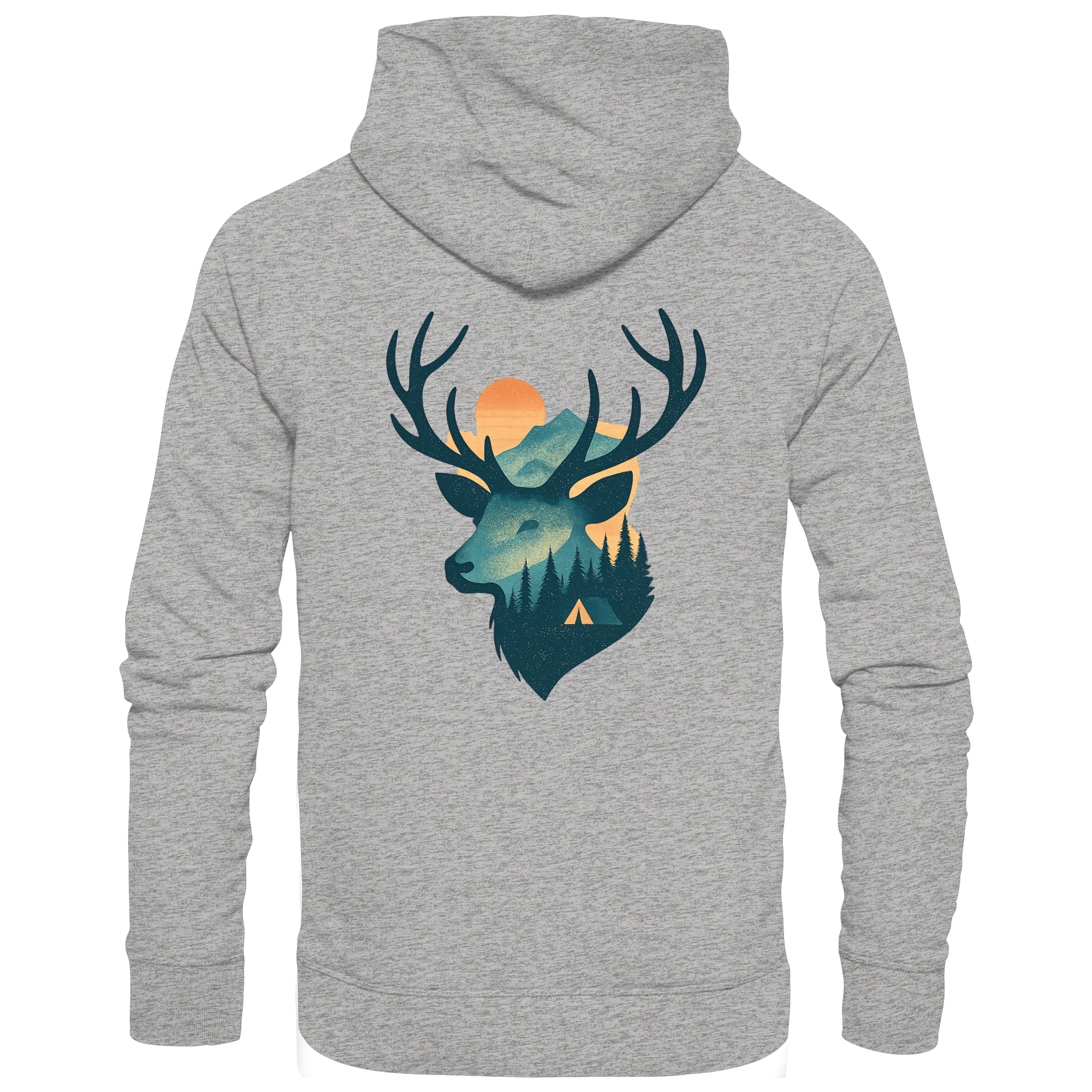 Hirsch – Spirit of Strength - Organic Hoodie