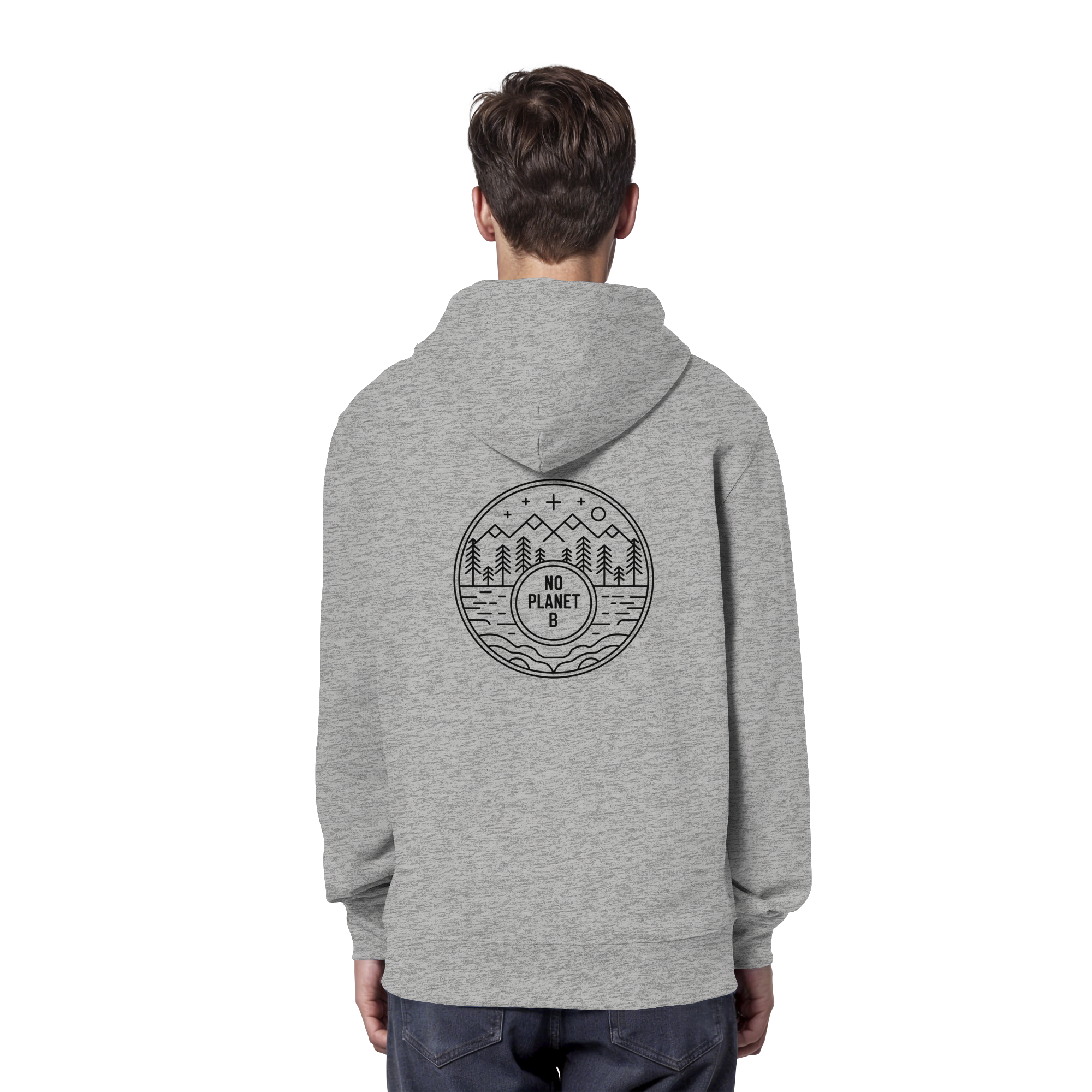 No Planet B – Nature Awareness - Organic Hoodie