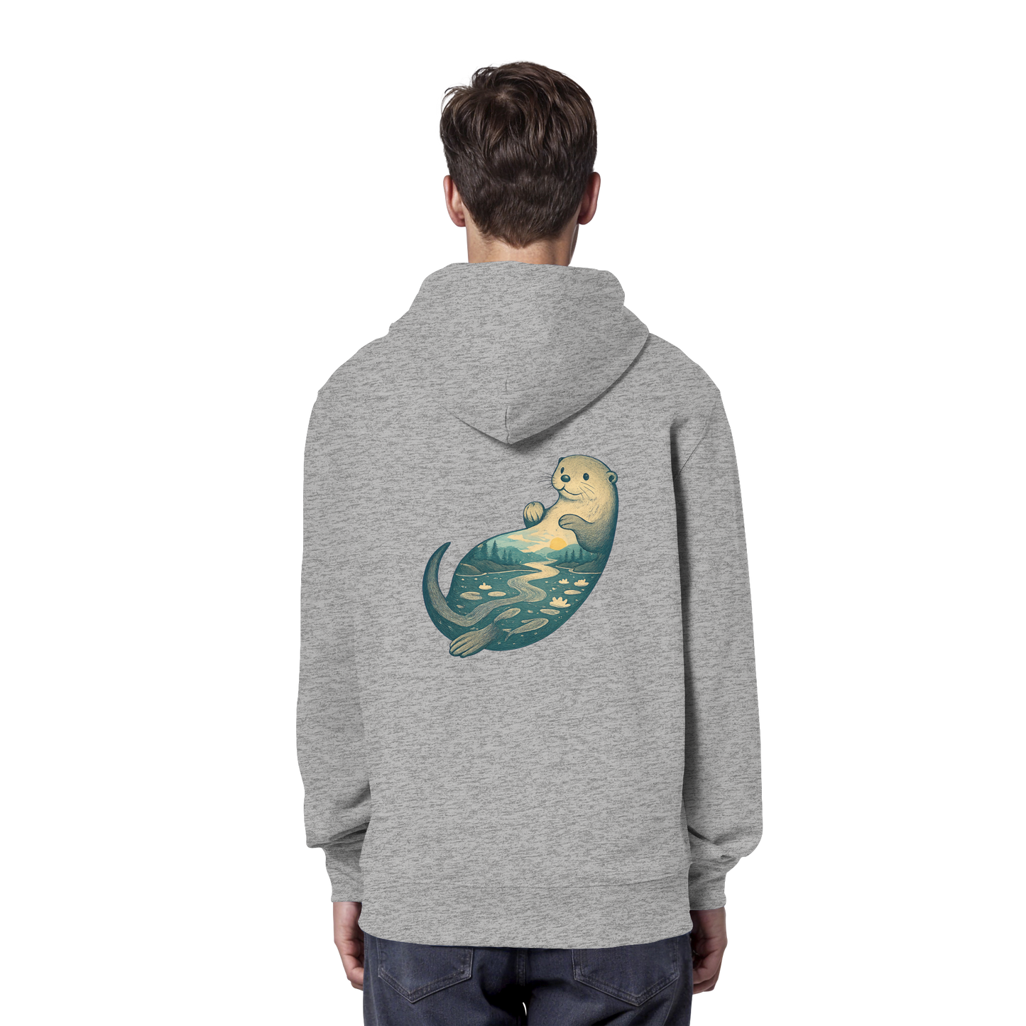 Otter – Spirit of Playfulness - Organic Hoodie