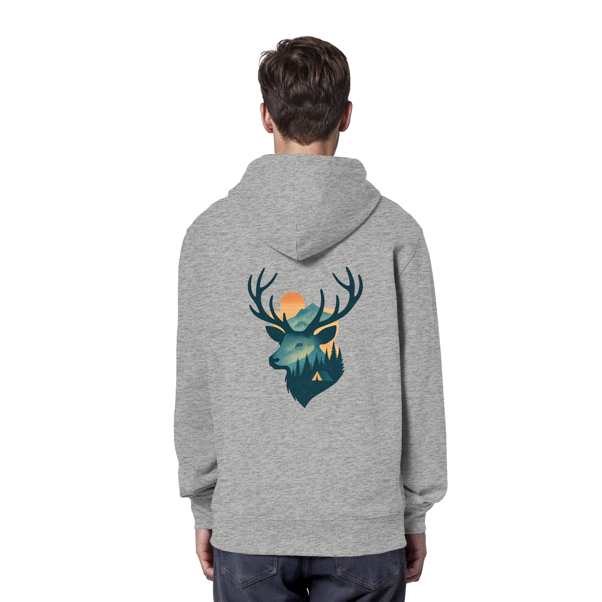 Hirsch – Spirit of Strength - Organic Hoodie