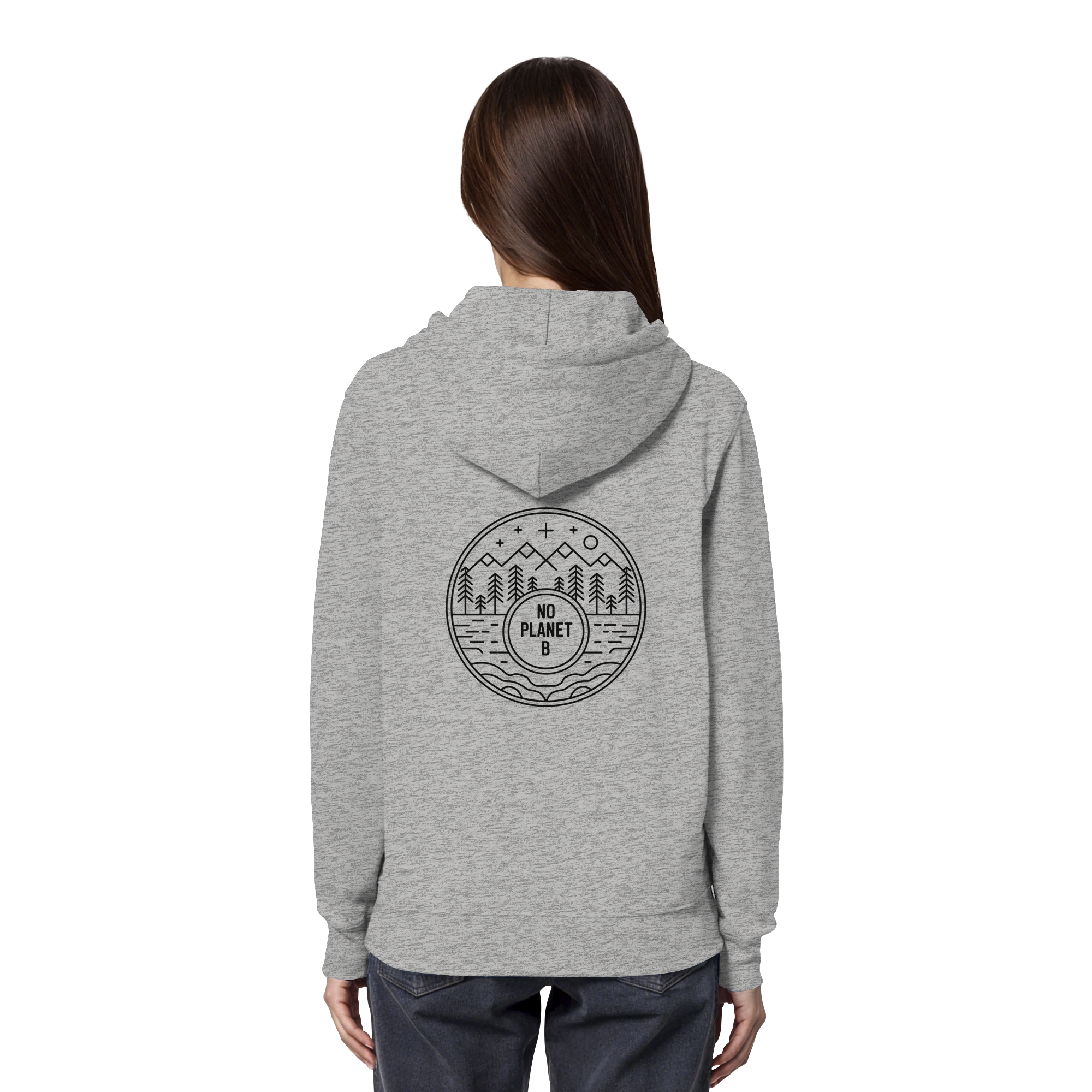 No Planet B – Nature Awareness - Organic Hoodie