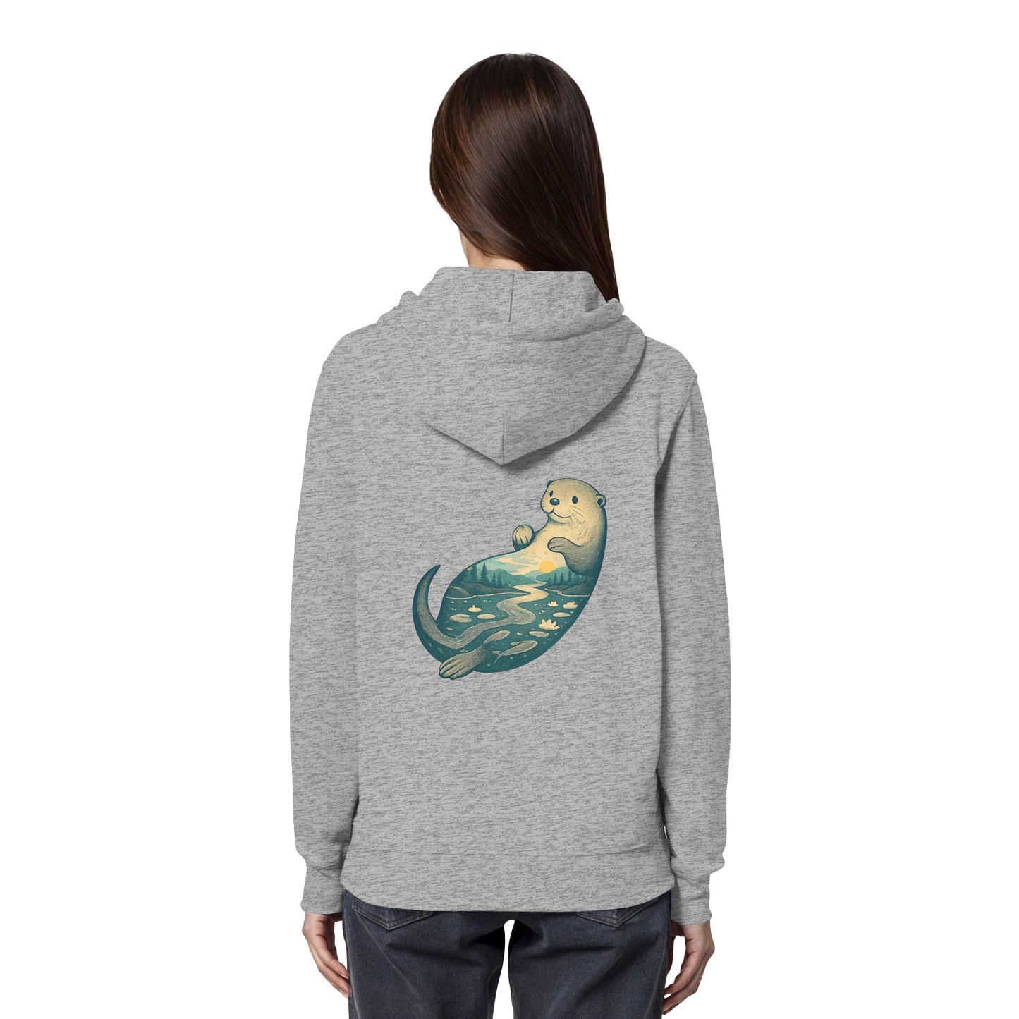 Otter – Spirit of Playfulness - Organic Hoodie
