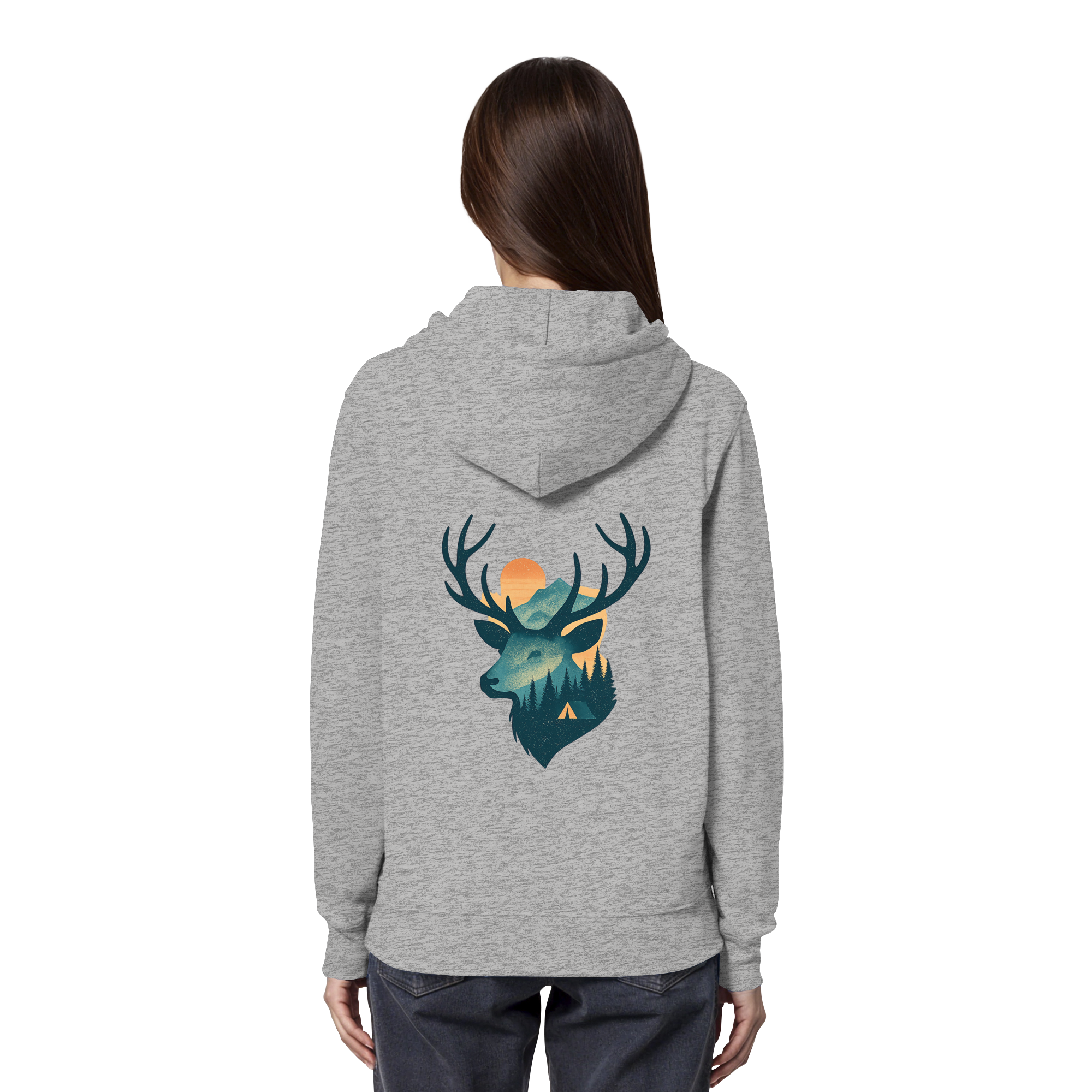 Hirsch – Spirit of Strength - Organic Hoodie