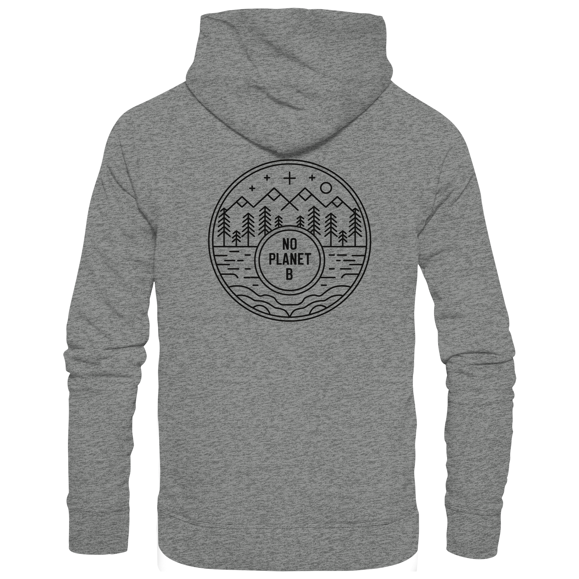 No Planet B – Nature Awareness - Organic Hoodie