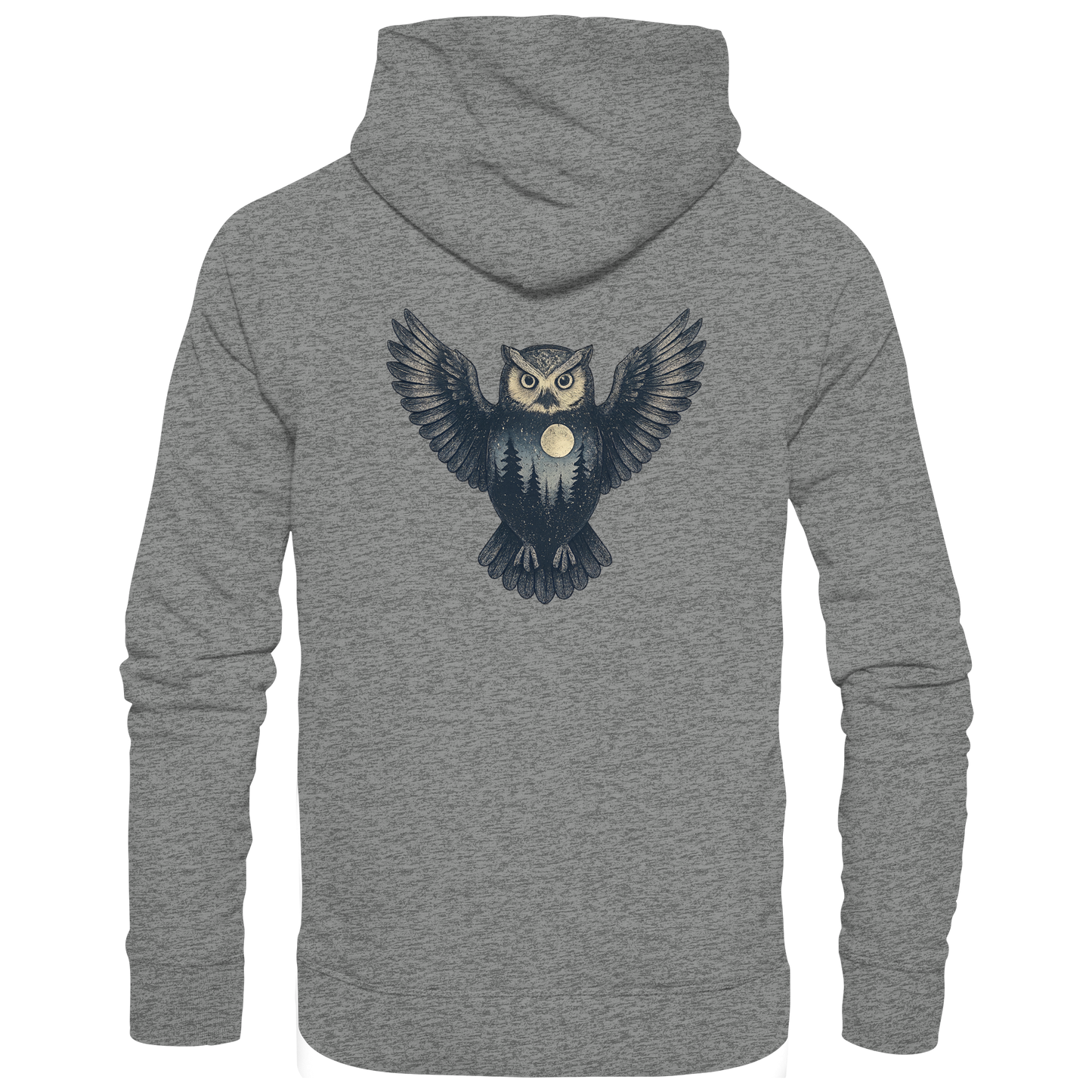 Eule – Spirit of Wisdom - Organic Hoodie