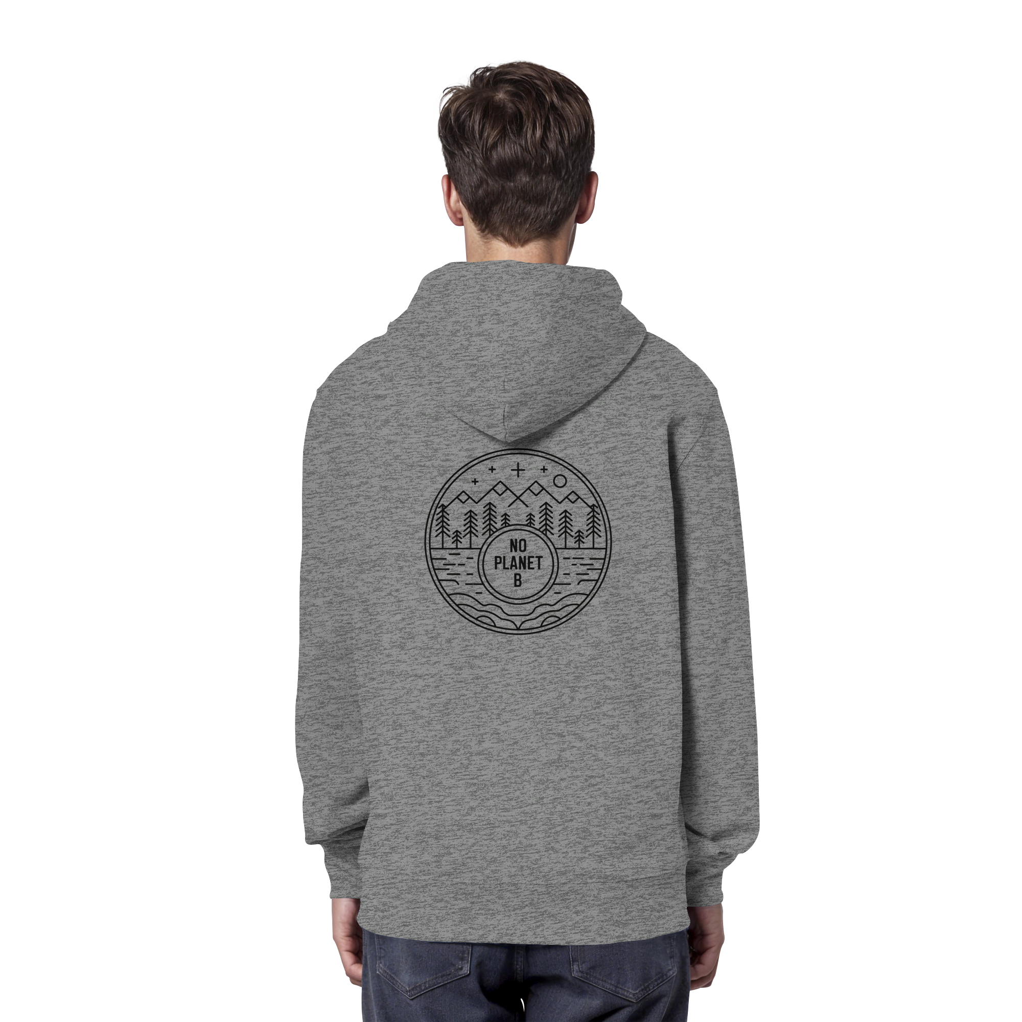 No Planet B – Nature Awareness - Organic Hoodie
