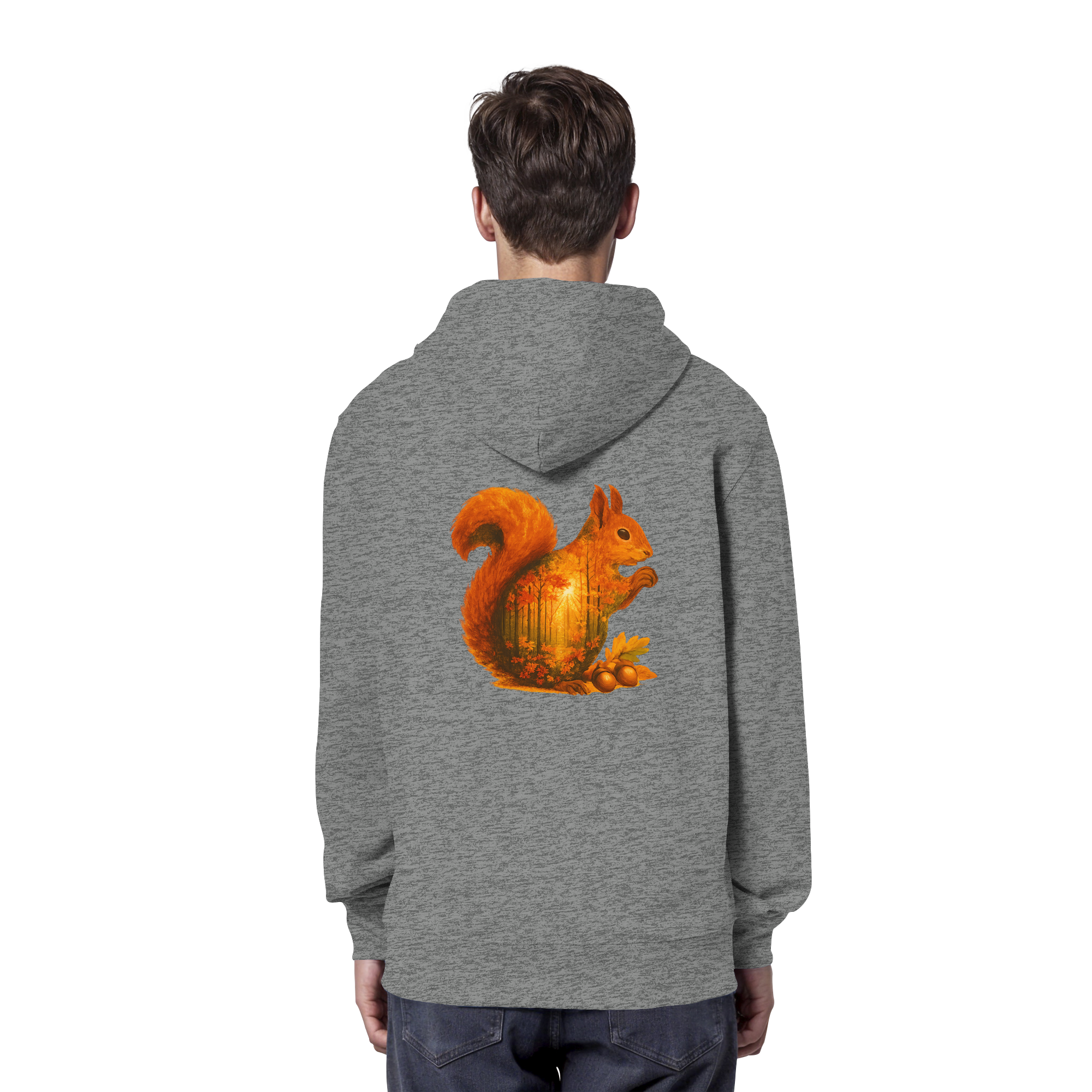 Eichhörnchen – Spirit of Energy - Organic Hoodie
