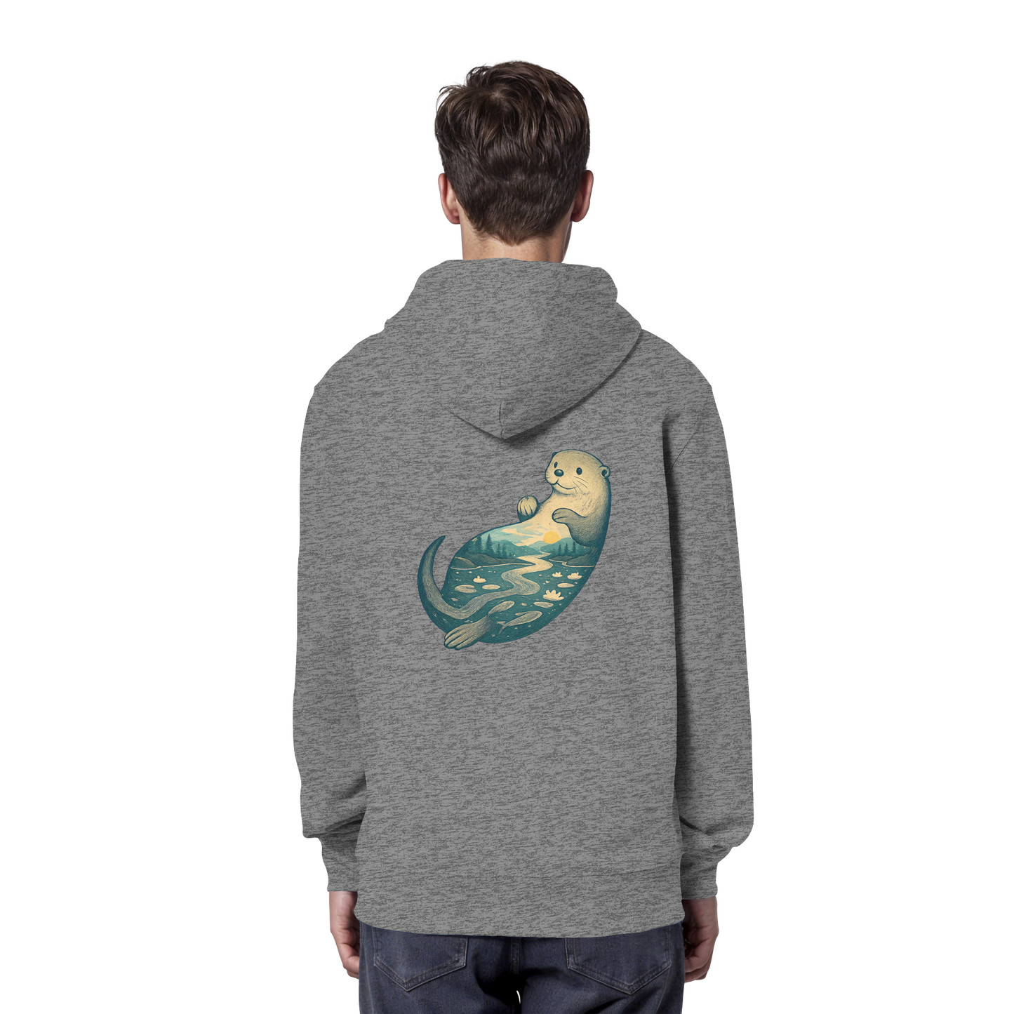 Otter – Spirit of Playfulness - Organic Hoodie
