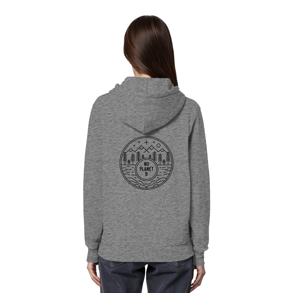 No Planet B – Nature Awareness - Organic Hoodie