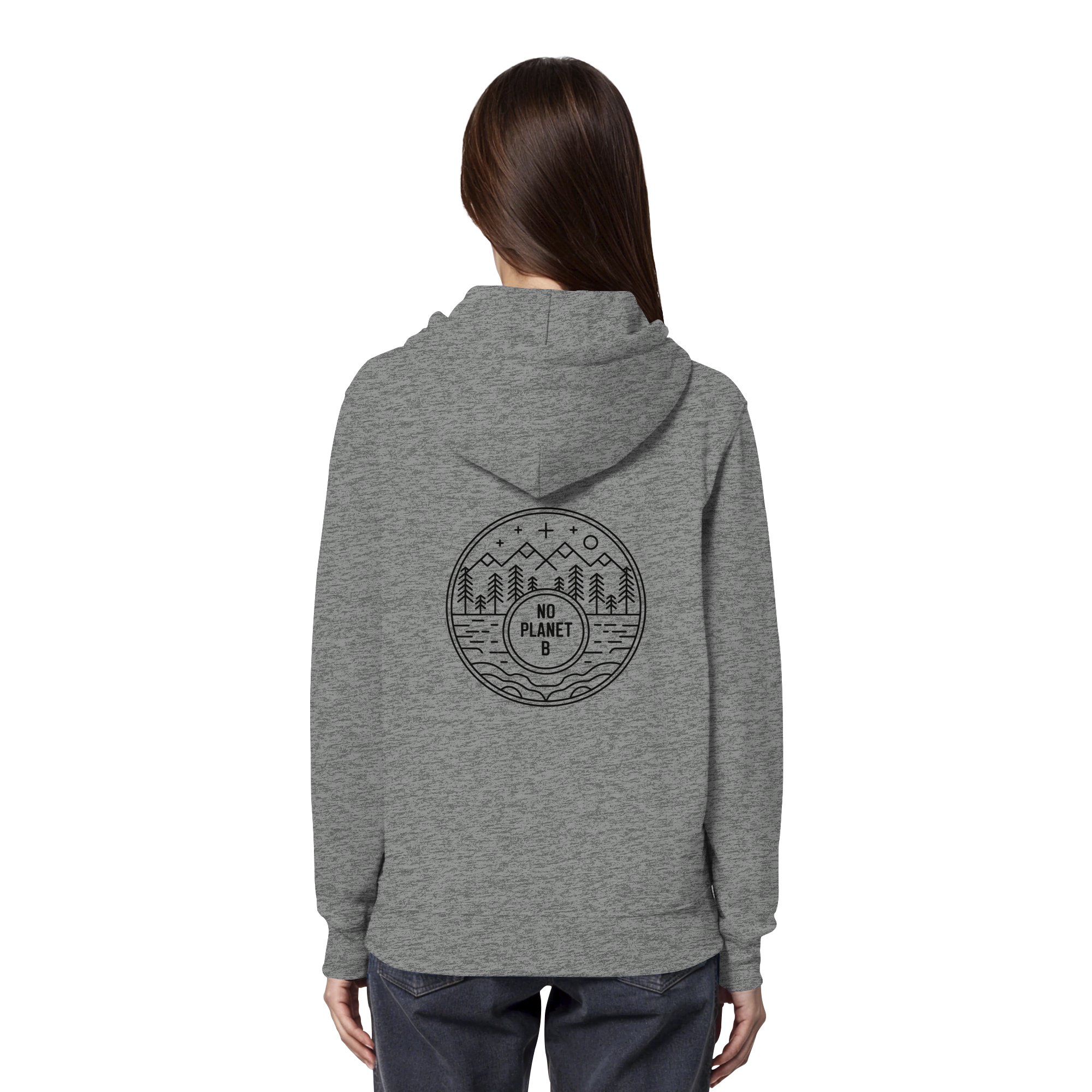 No Planet B – Nature Awareness - Organic Hoodie