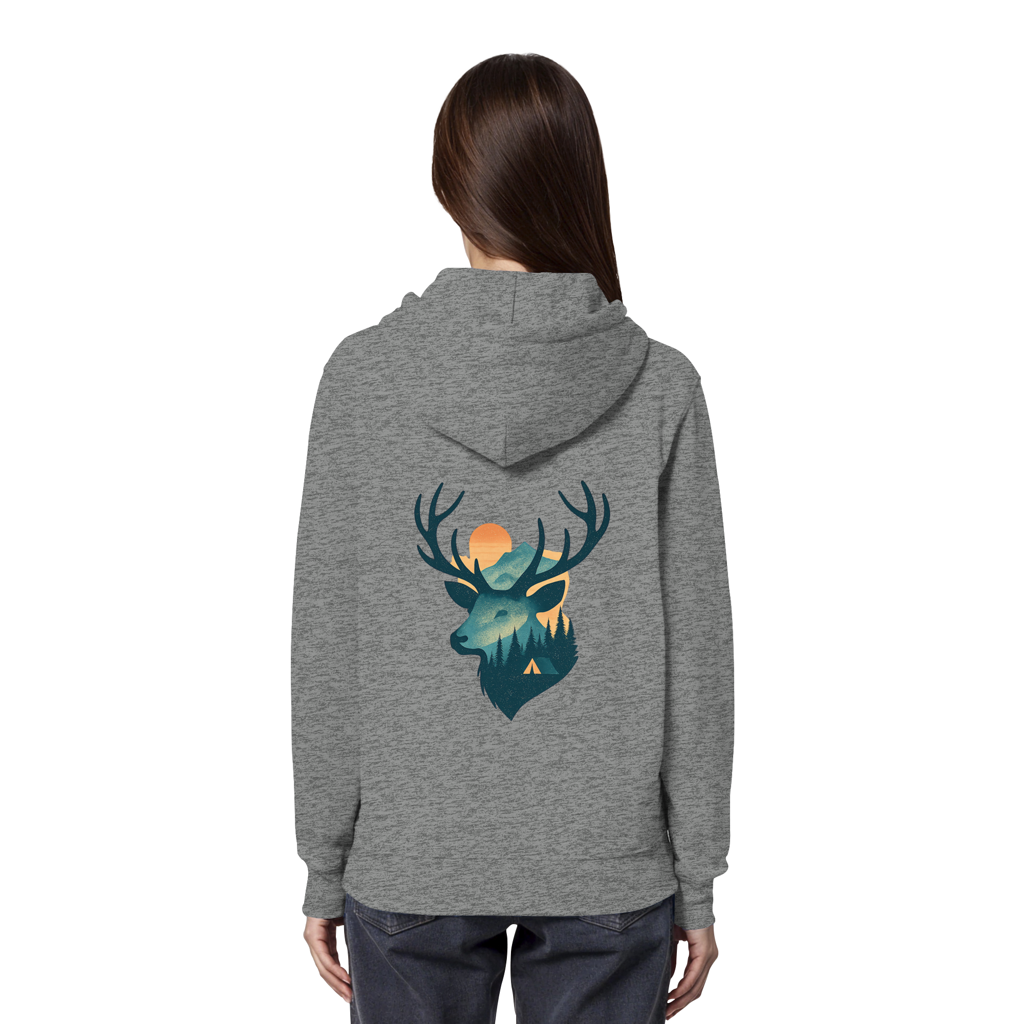 Hirsch – Spirit of Strength - Organic Hoodie