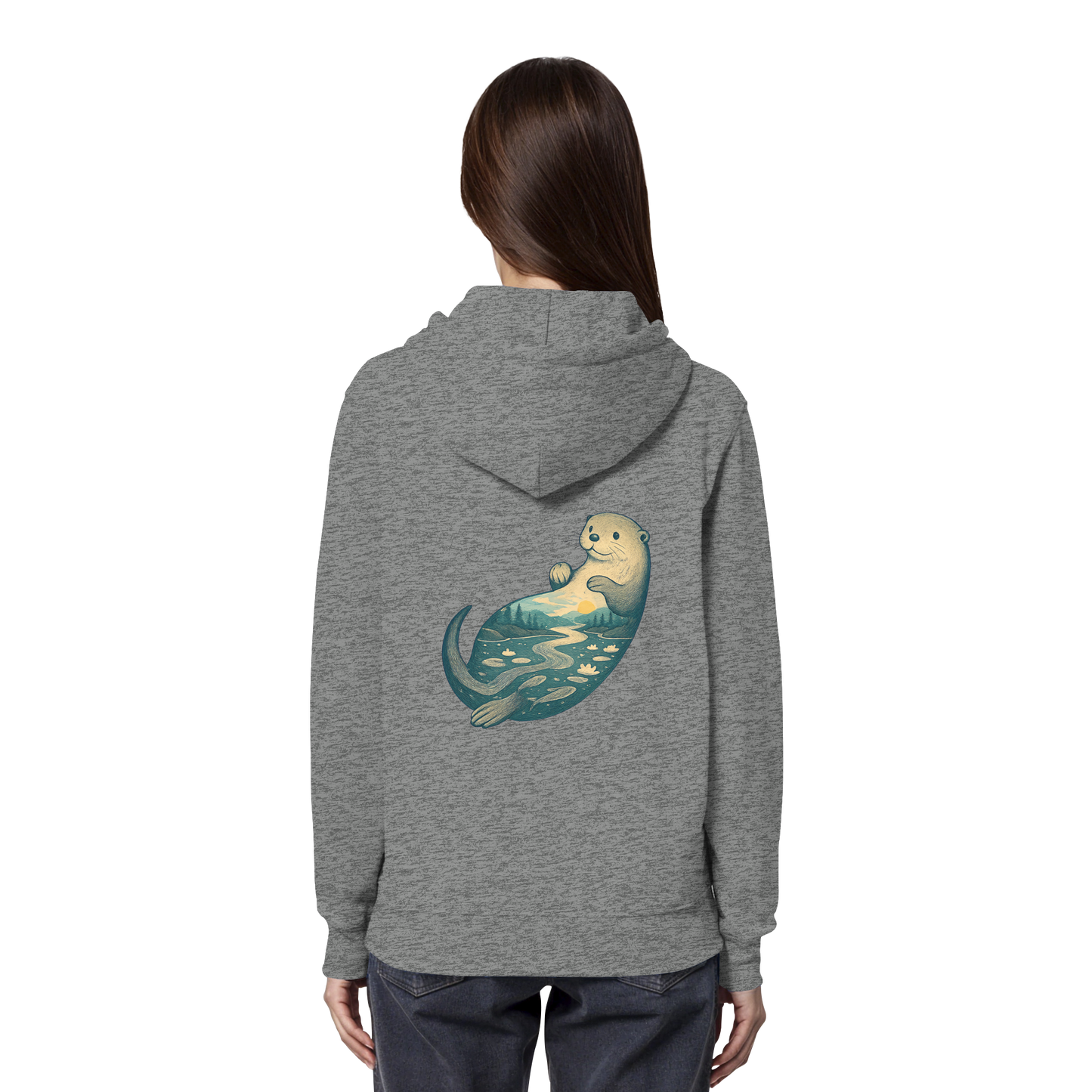 Otter – Spirit of Playfulness - Organic Hoodie
