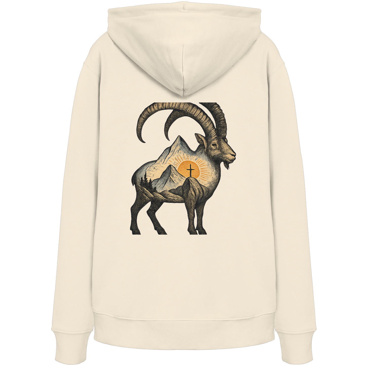 Steinbock – Spirit of Determination - Organic Hoodie