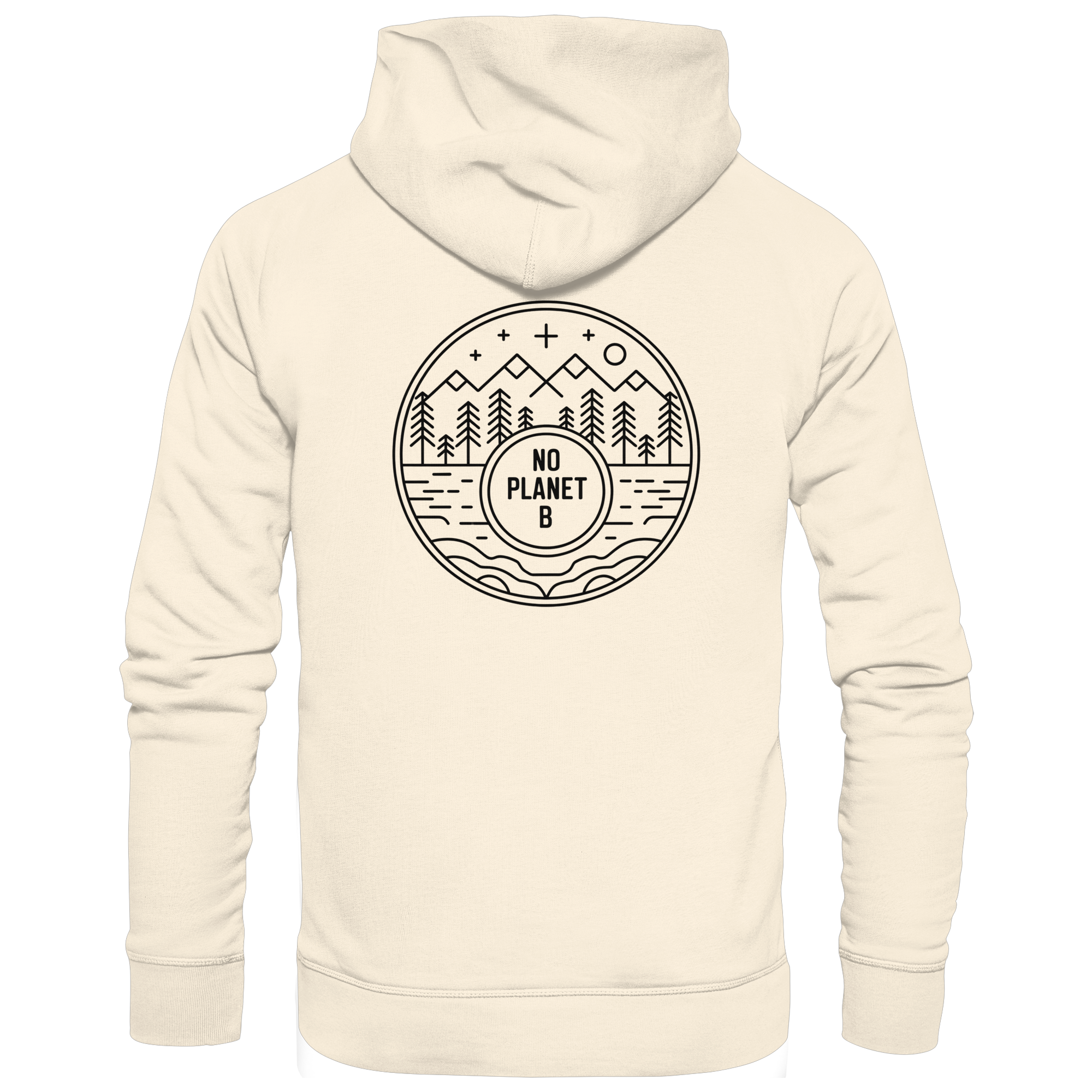 No Planet B – Nature Awareness - Organic Hoodie