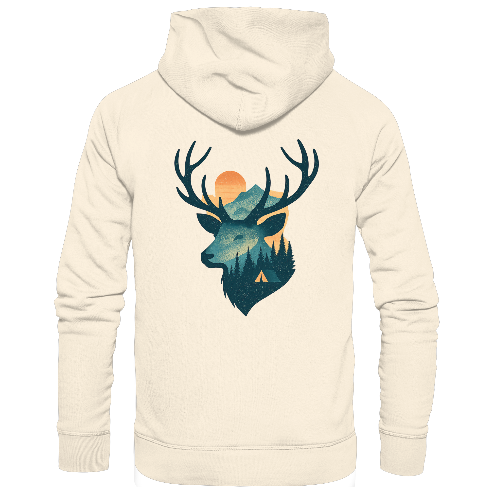 Hirsch – Spirit of Strength - Organic Hoodie