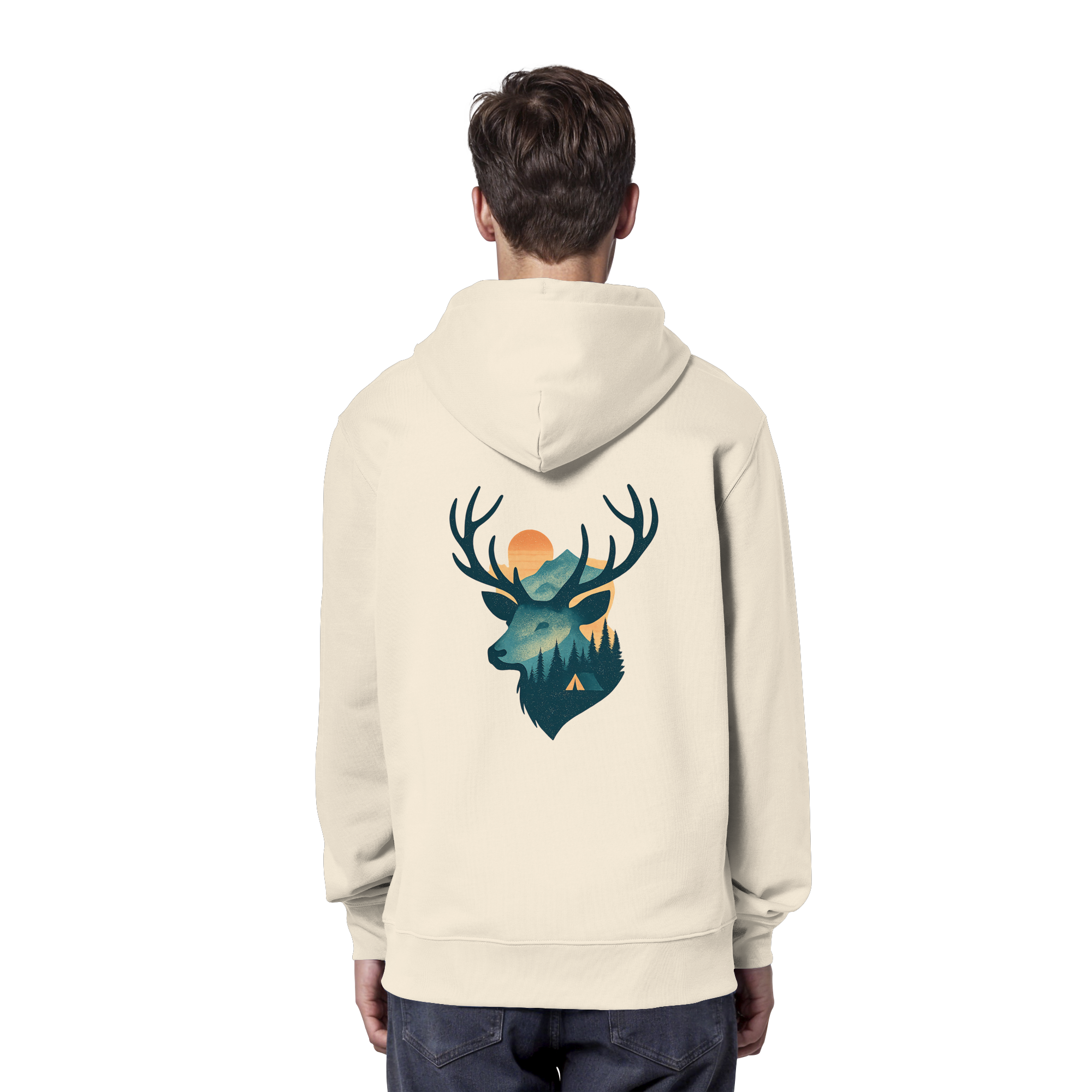 Hirsch – Spirit of Strength - Organic Hoodie