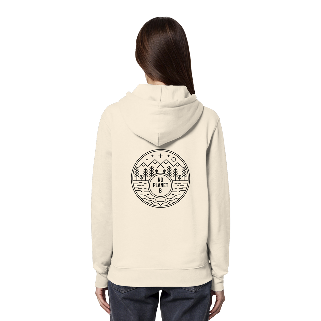 No Planet B – Nature Awareness - Organic Hoodie