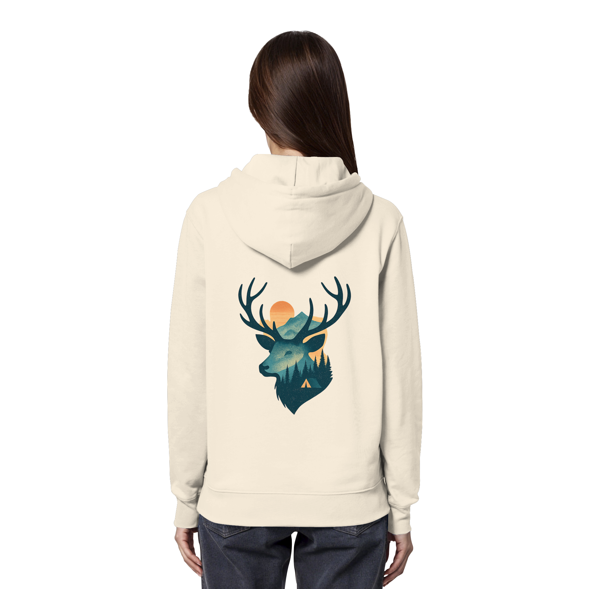 Hirsch – Spirit of Strength - Organic Hoodie