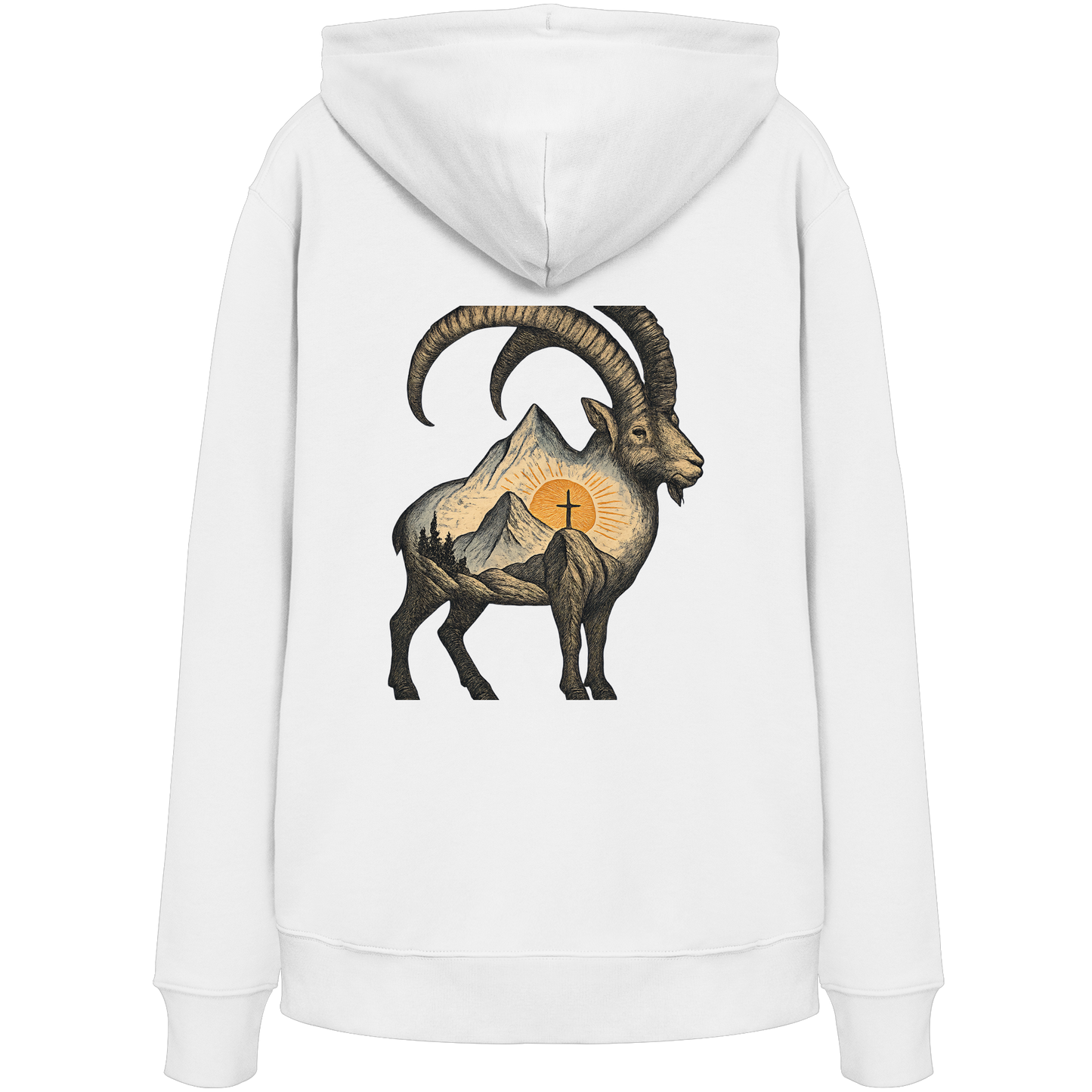 Steinbock – Spirit of Determination - Organic Hoodie