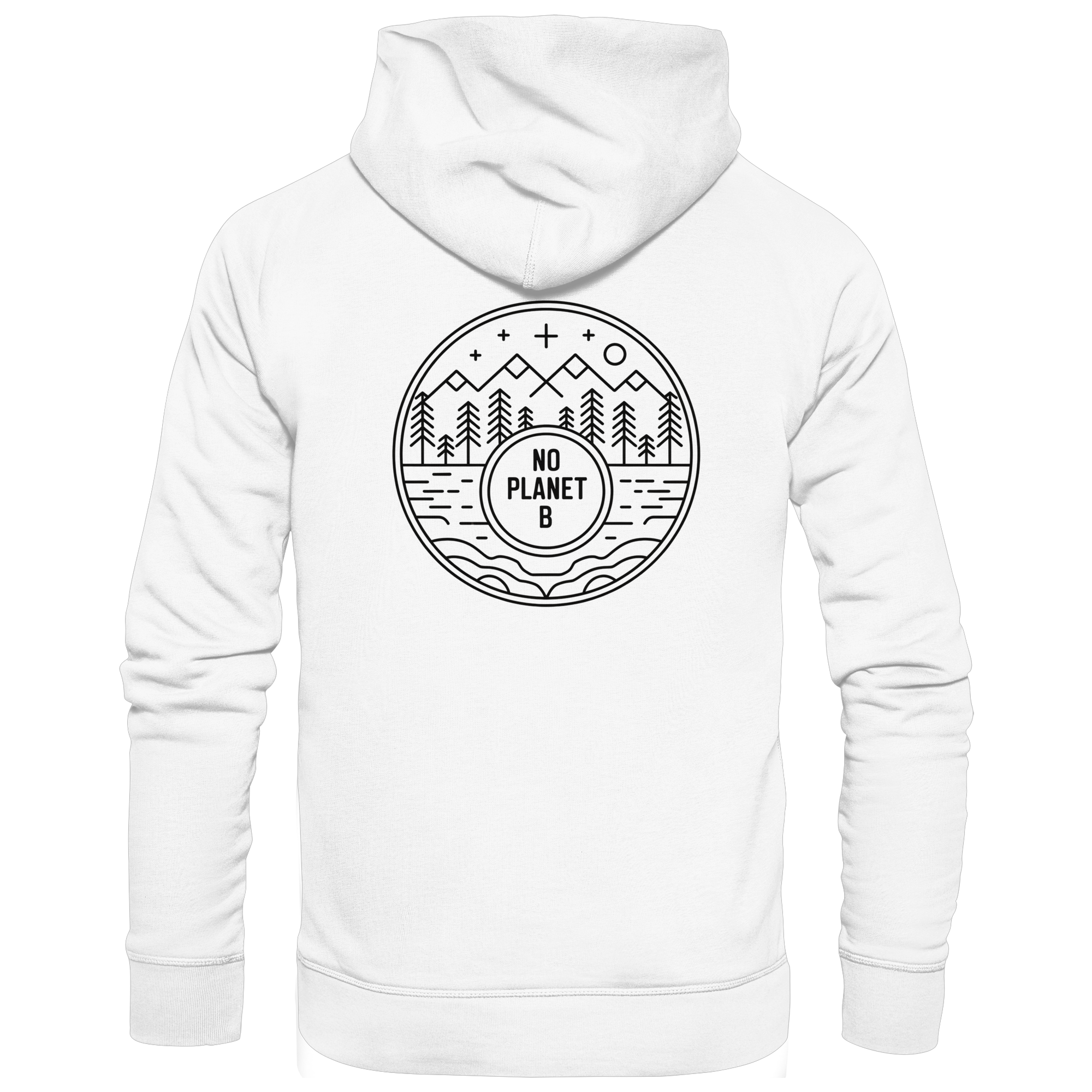 No Planet B – Nature Awareness - Organic Hoodie