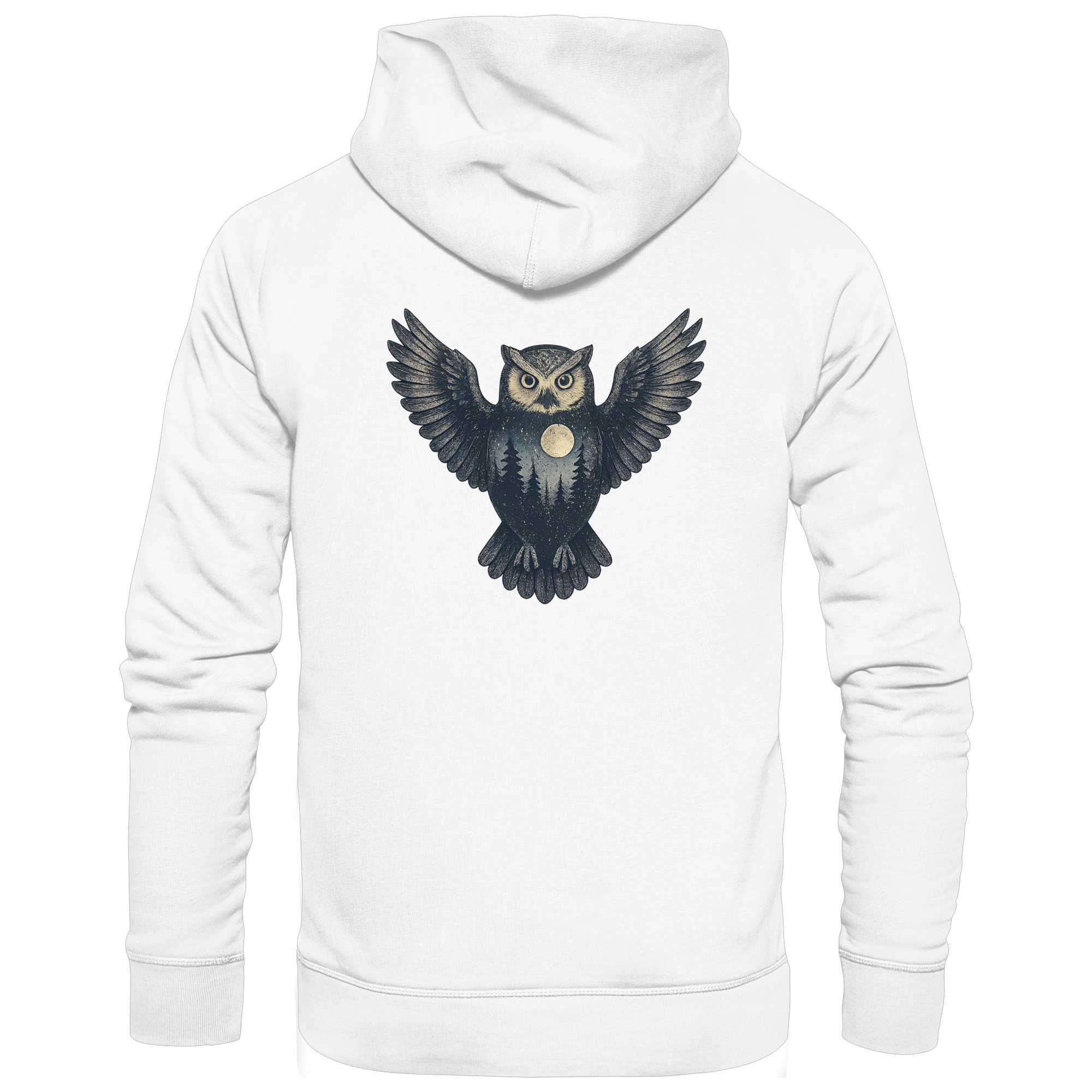 Eule – Spirit of Wisdom - Organic Hoodie