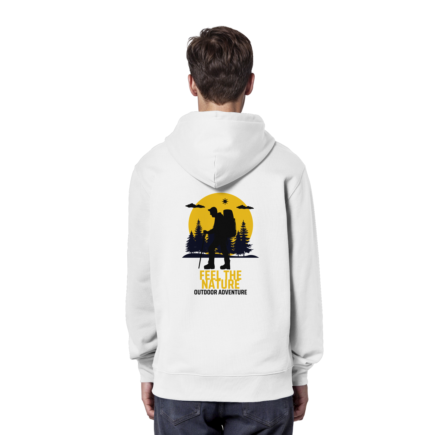 FEEL THE NATURE – Outdoor Adventure - Organic Hoodie