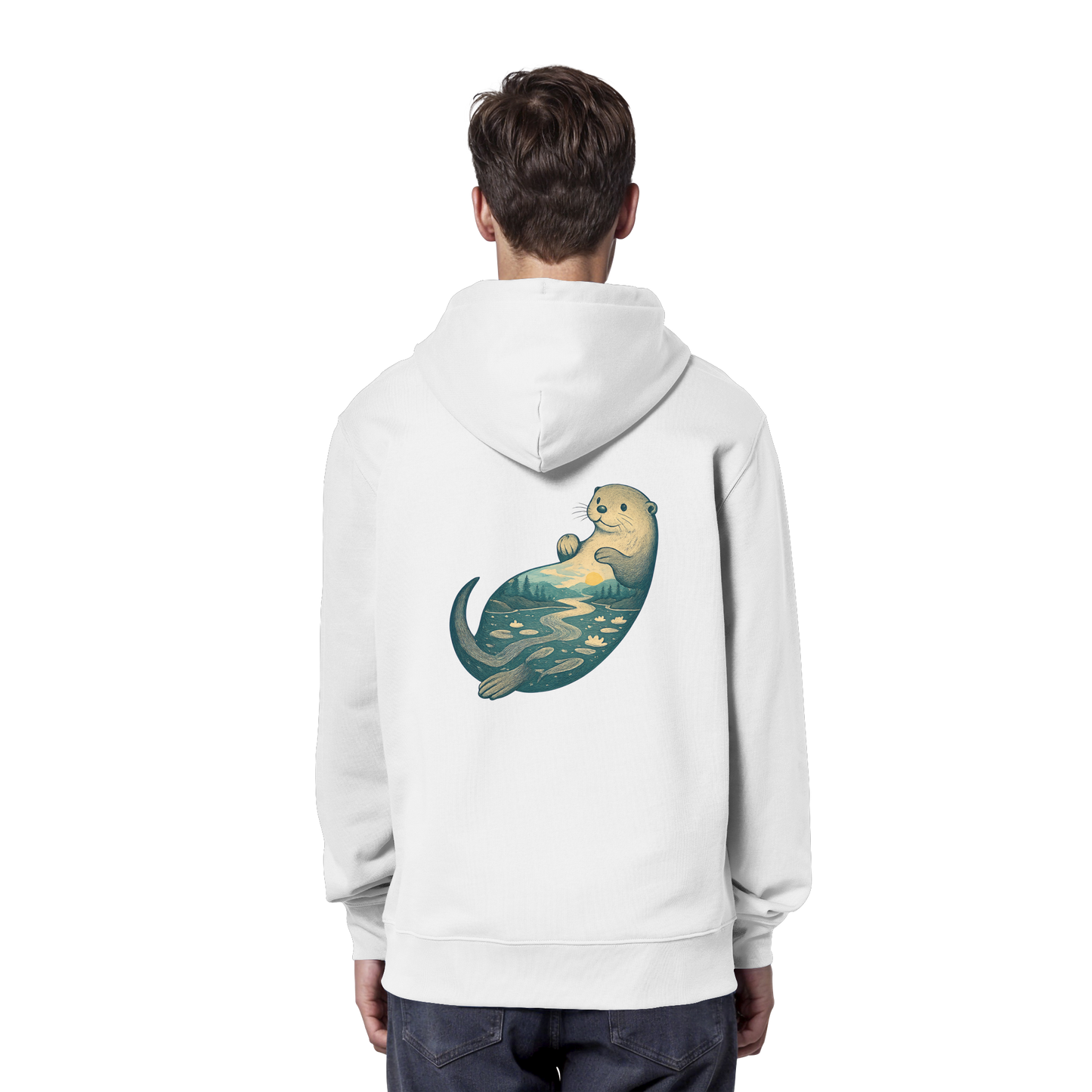 Otter – Spirit of Playfulness - Organic Hoodie