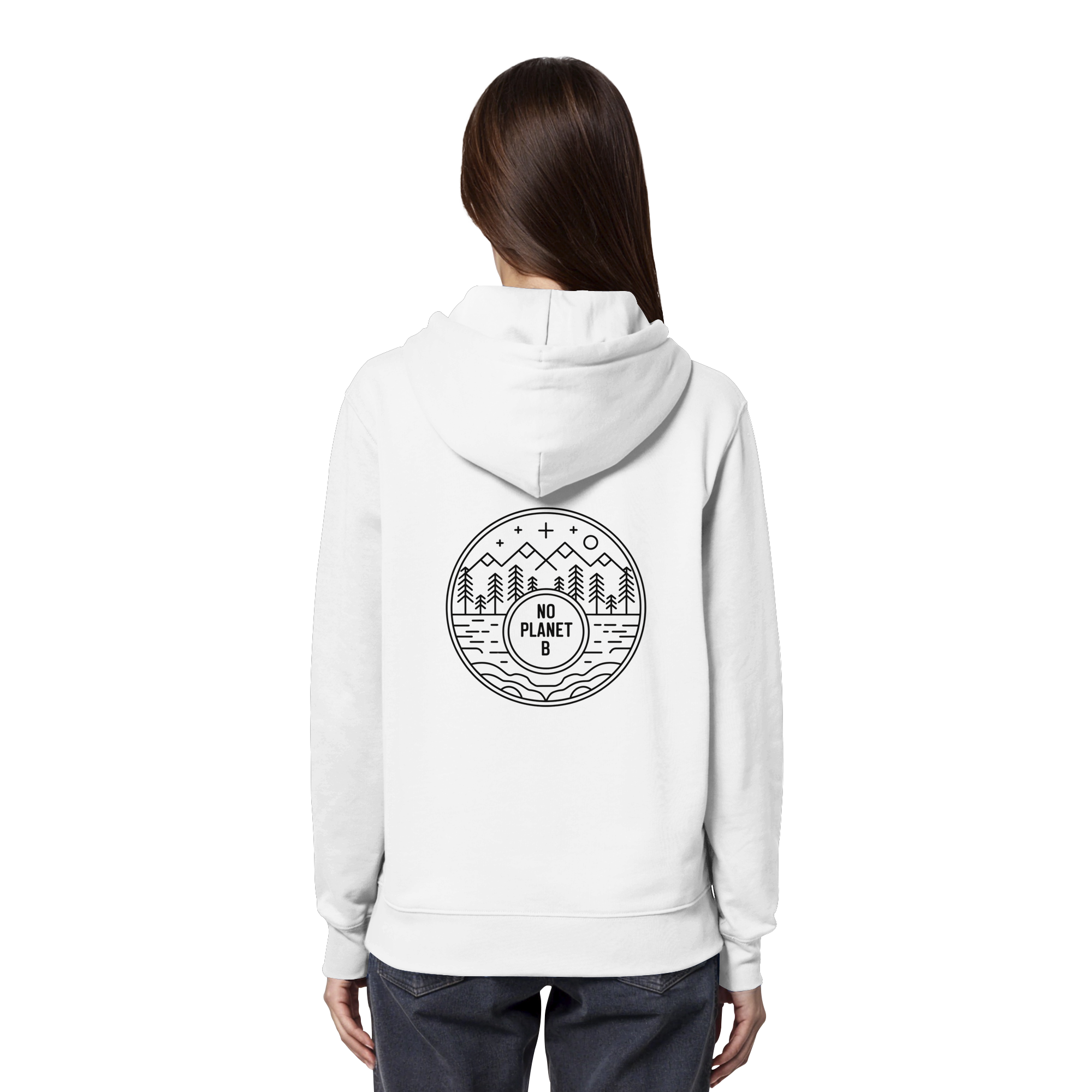 No Planet B – Nature Awareness - Organic Hoodie