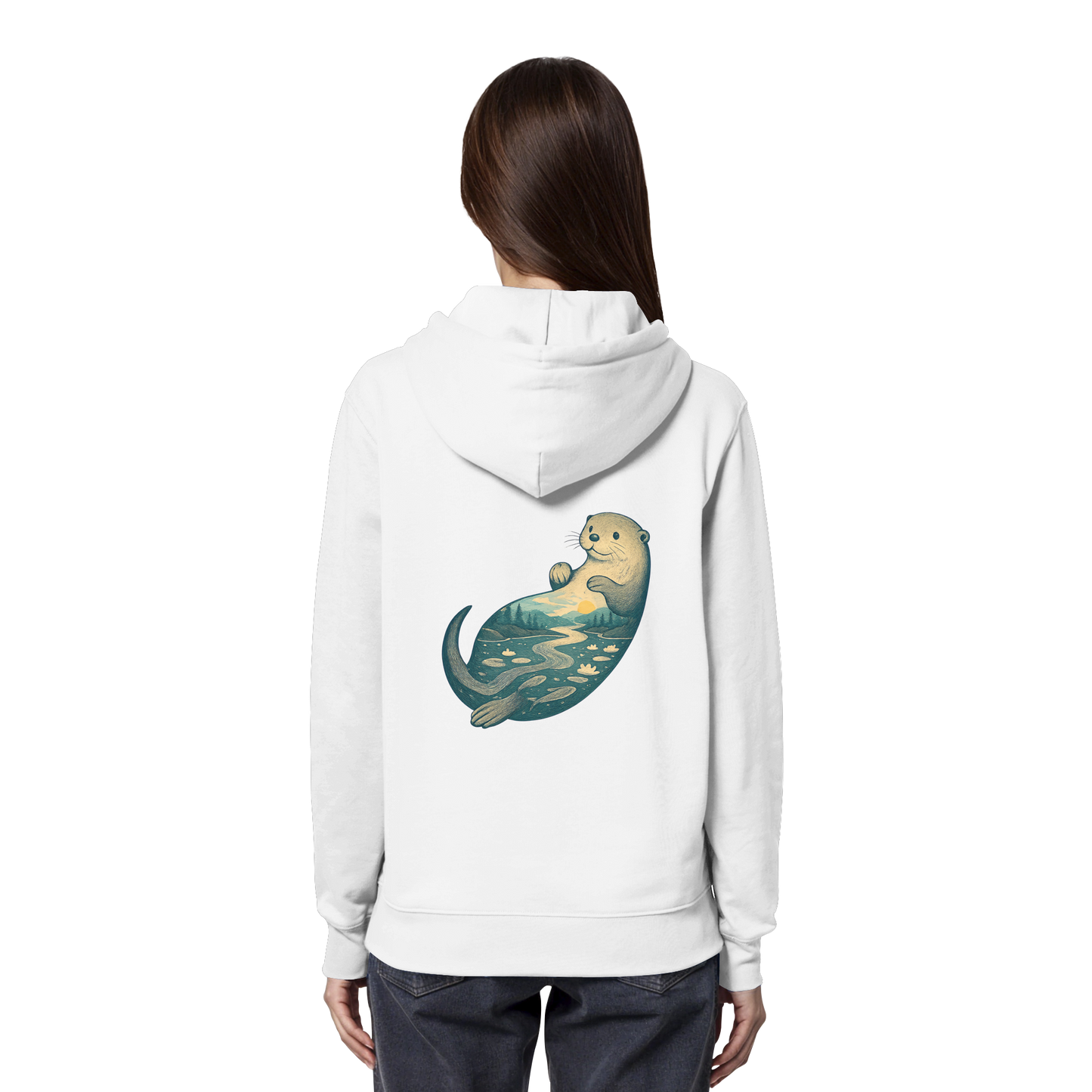 Otter – Spirit of Playfulness - Organic Hoodie