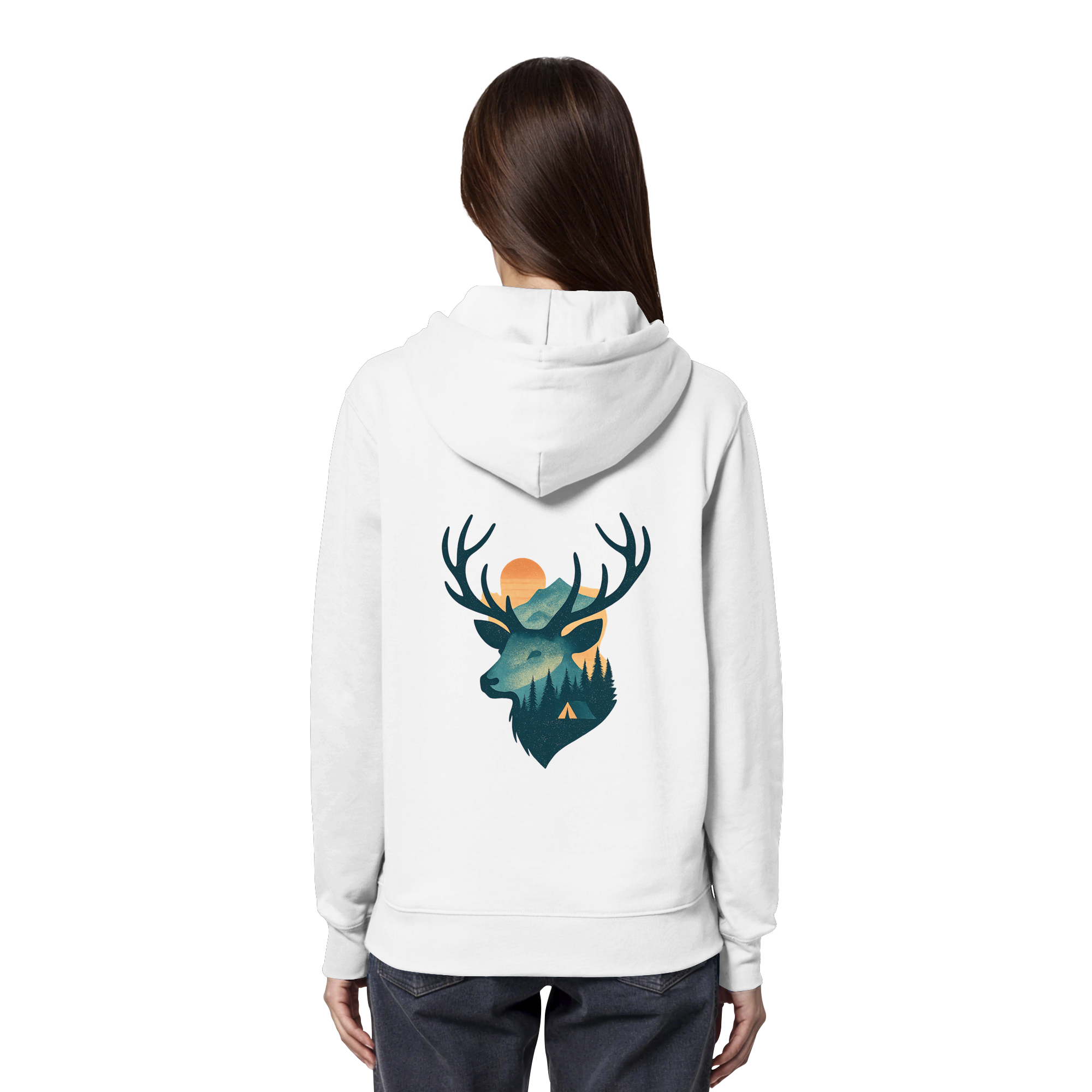 Hirsch – Spirit of Strength - Organic Hoodie