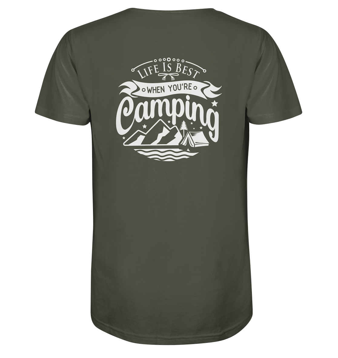 Life Is Best When You're Camping - Organic Shirt