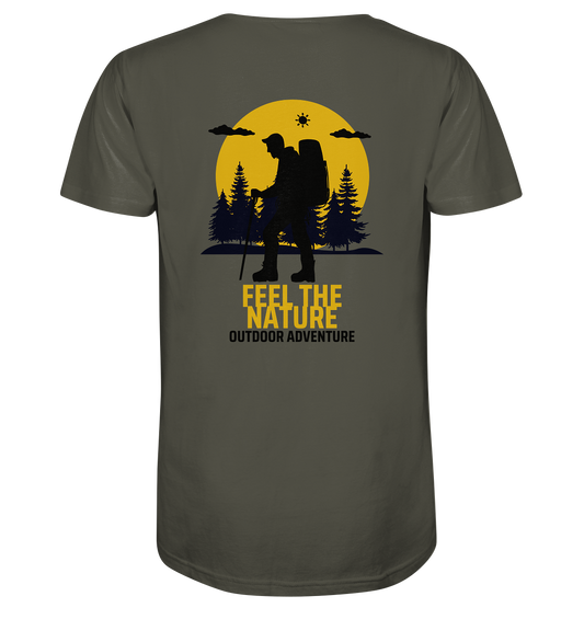 FEEL THE NATURE – Outdoor Adventure - Organic Shirt