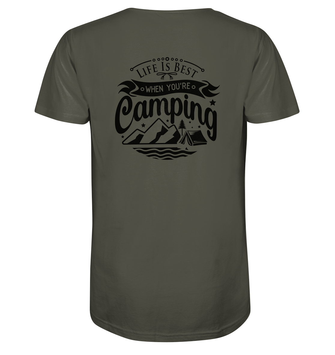 Life Is Best When You're Camping - Organic Shirt