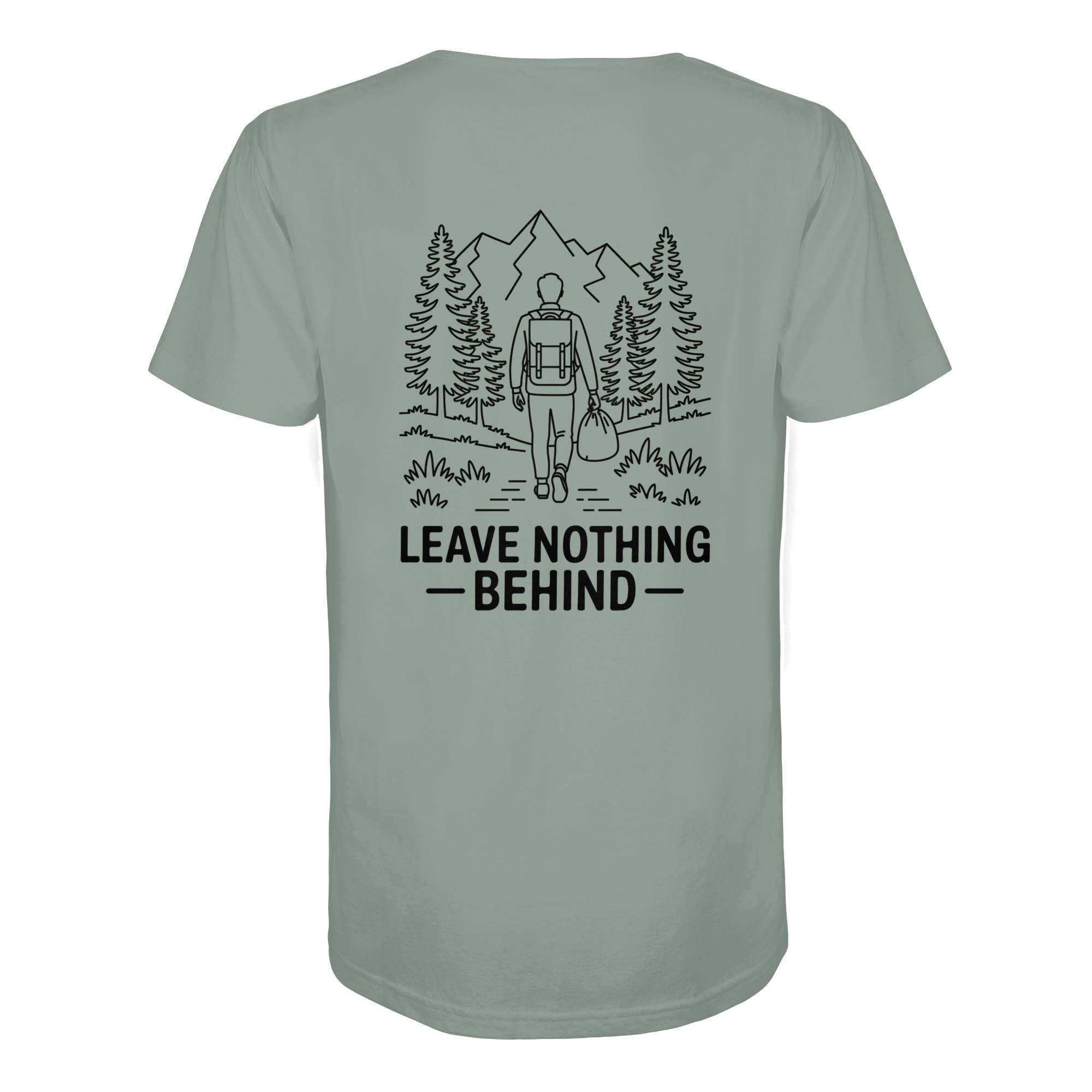 Leave Nothing Behind – Outdoor Ethics - Organic Shirt