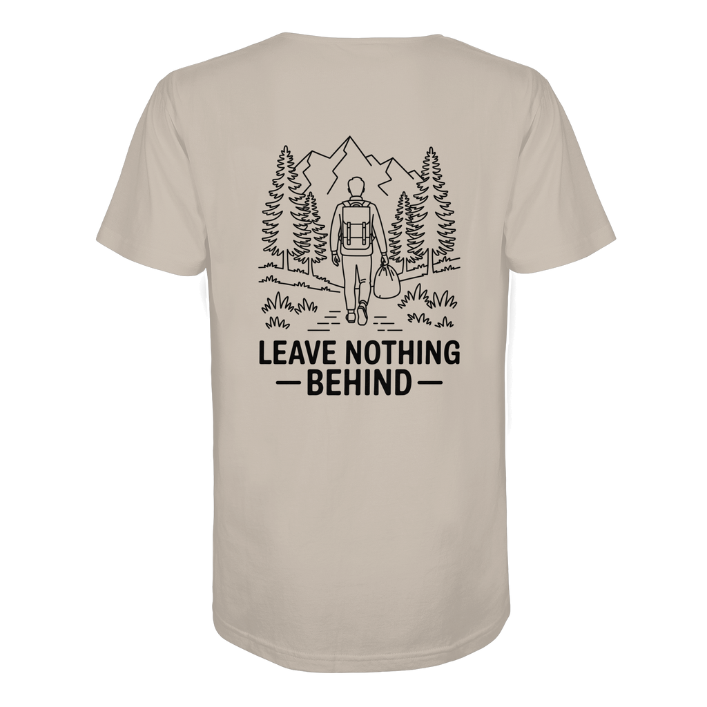 Leave Nothing Behind – Outdoor Ethics - Organic Shirt