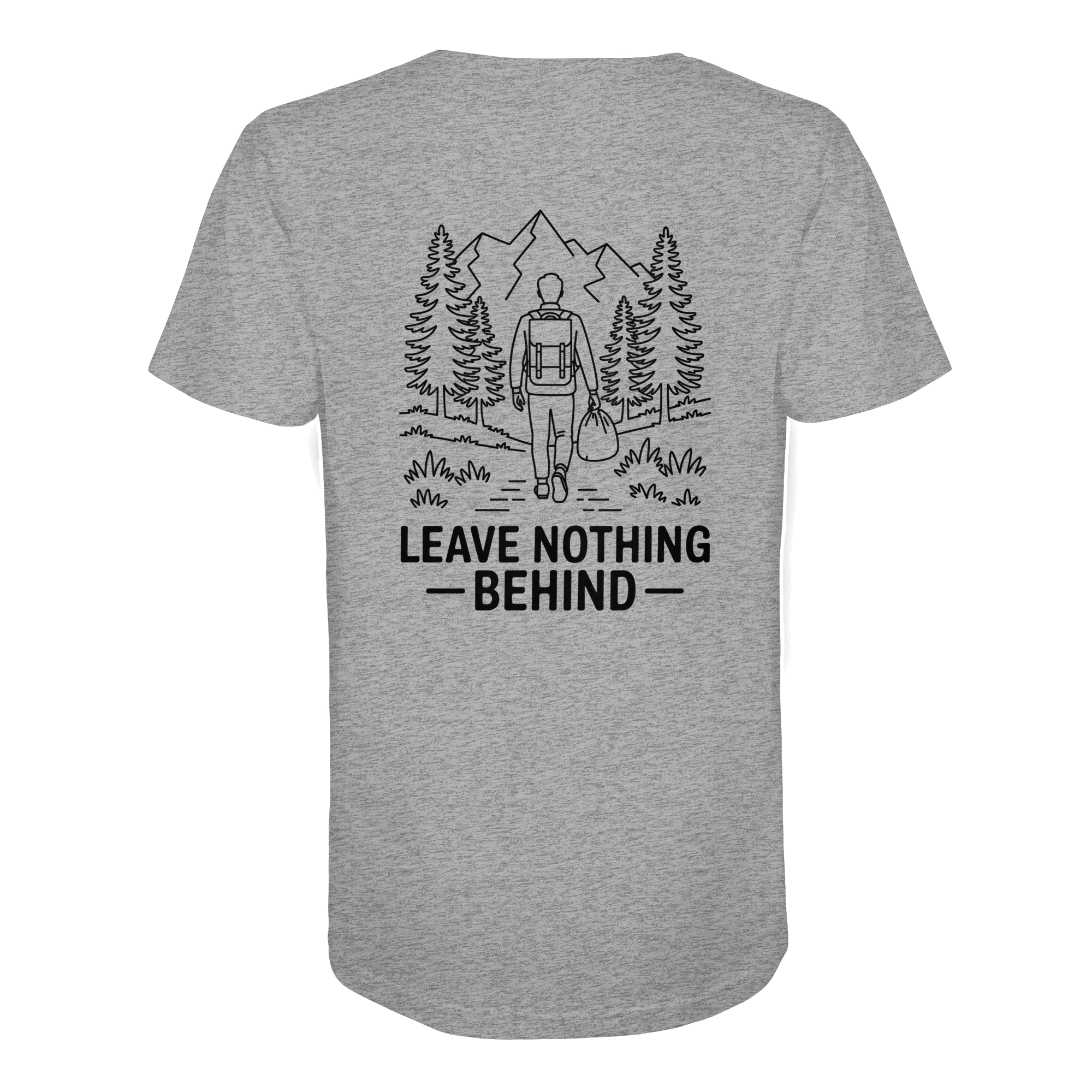 Leave Nothing Behind – Outdoor Ethics - Organic Shirt