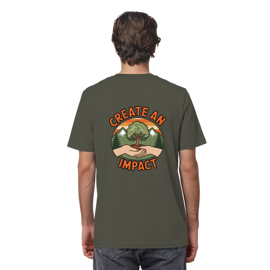 Create an Impact – Tree Edition (Hands & Tree) - Organic Shirt