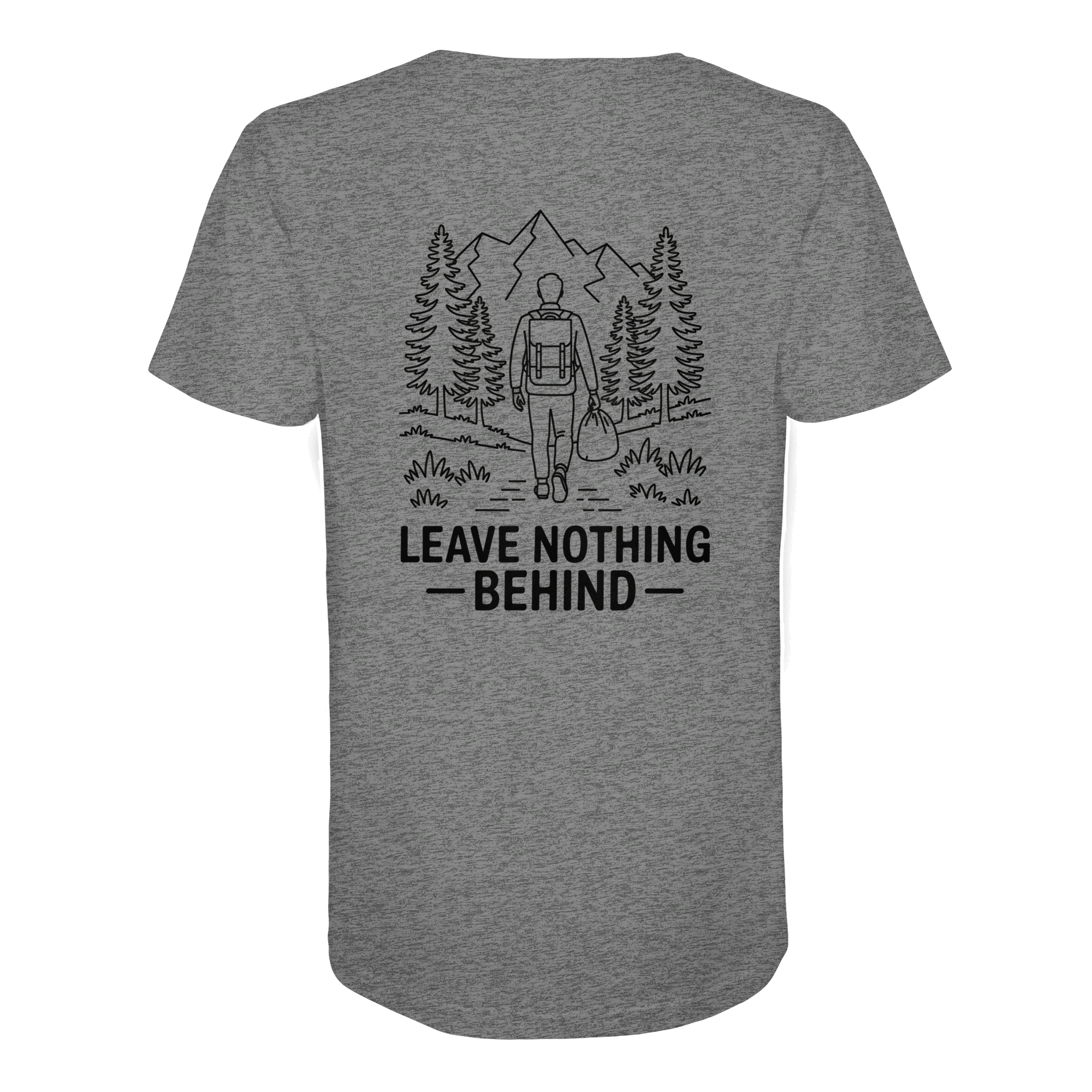 Leave Nothing Behind – Outdoor Ethics - Organic Shirt
