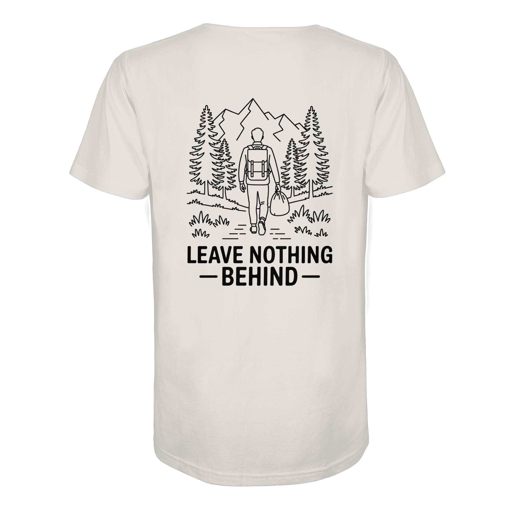 Leave Nothing Behind – Outdoor Ethics - Organic Shirt