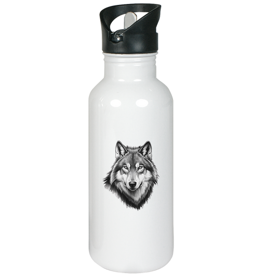 Majestic Wolf - Stainless Steel Drinking Bottle